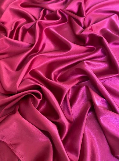Fuchsia Silky Stretch Satin - Image 2
