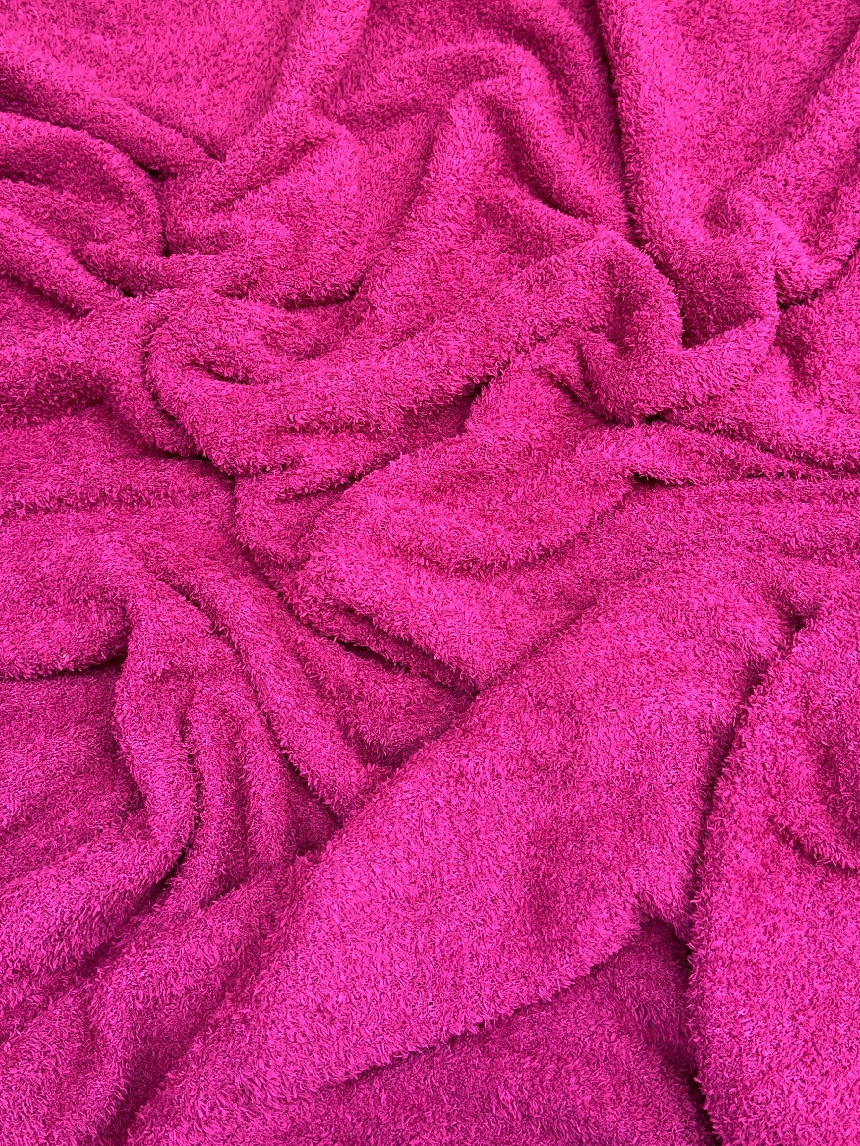 Fuchsia Terry Cloth Knit - Image 3