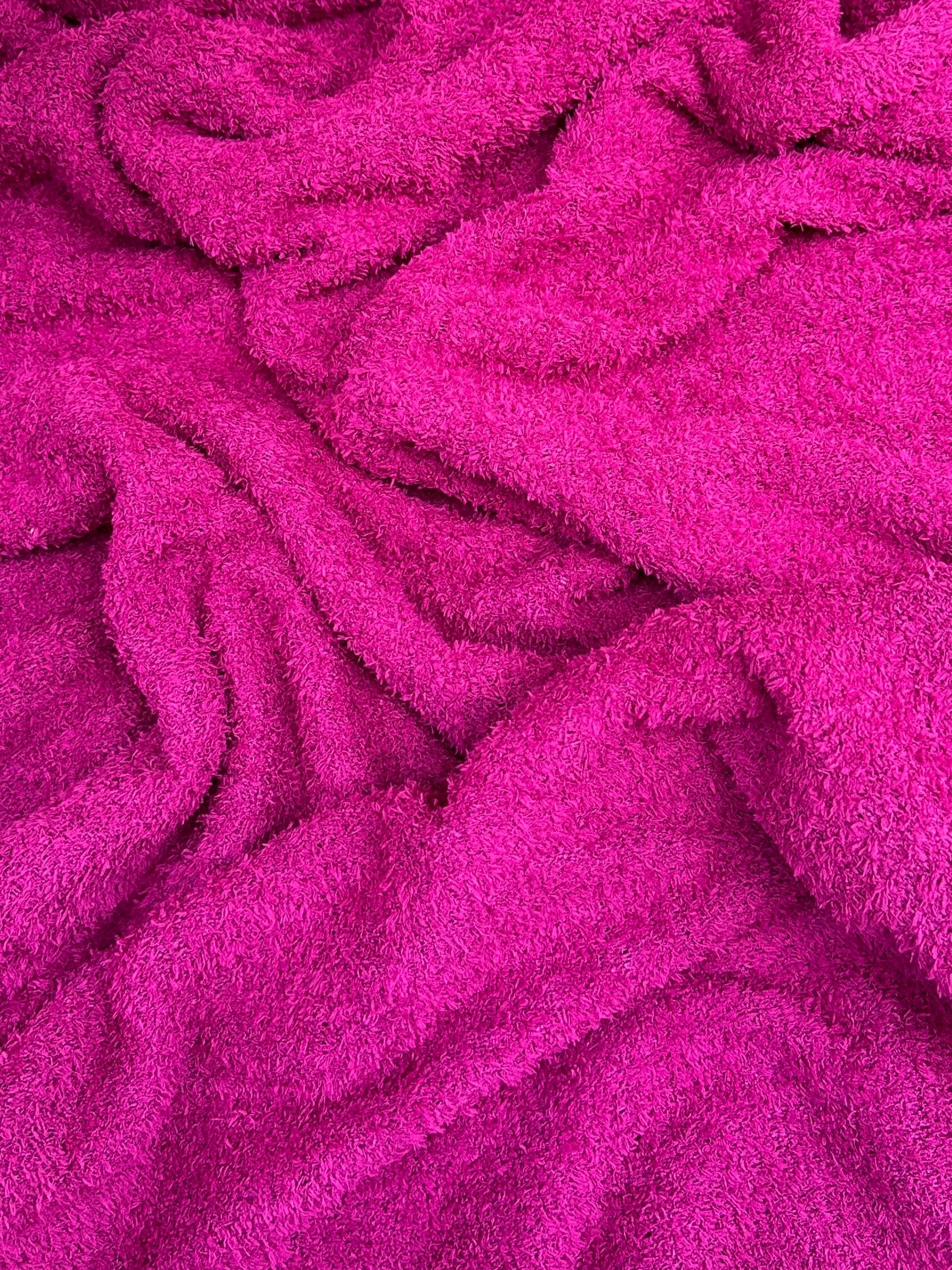 Fuchsia Terry Cloth Knit - Image 8