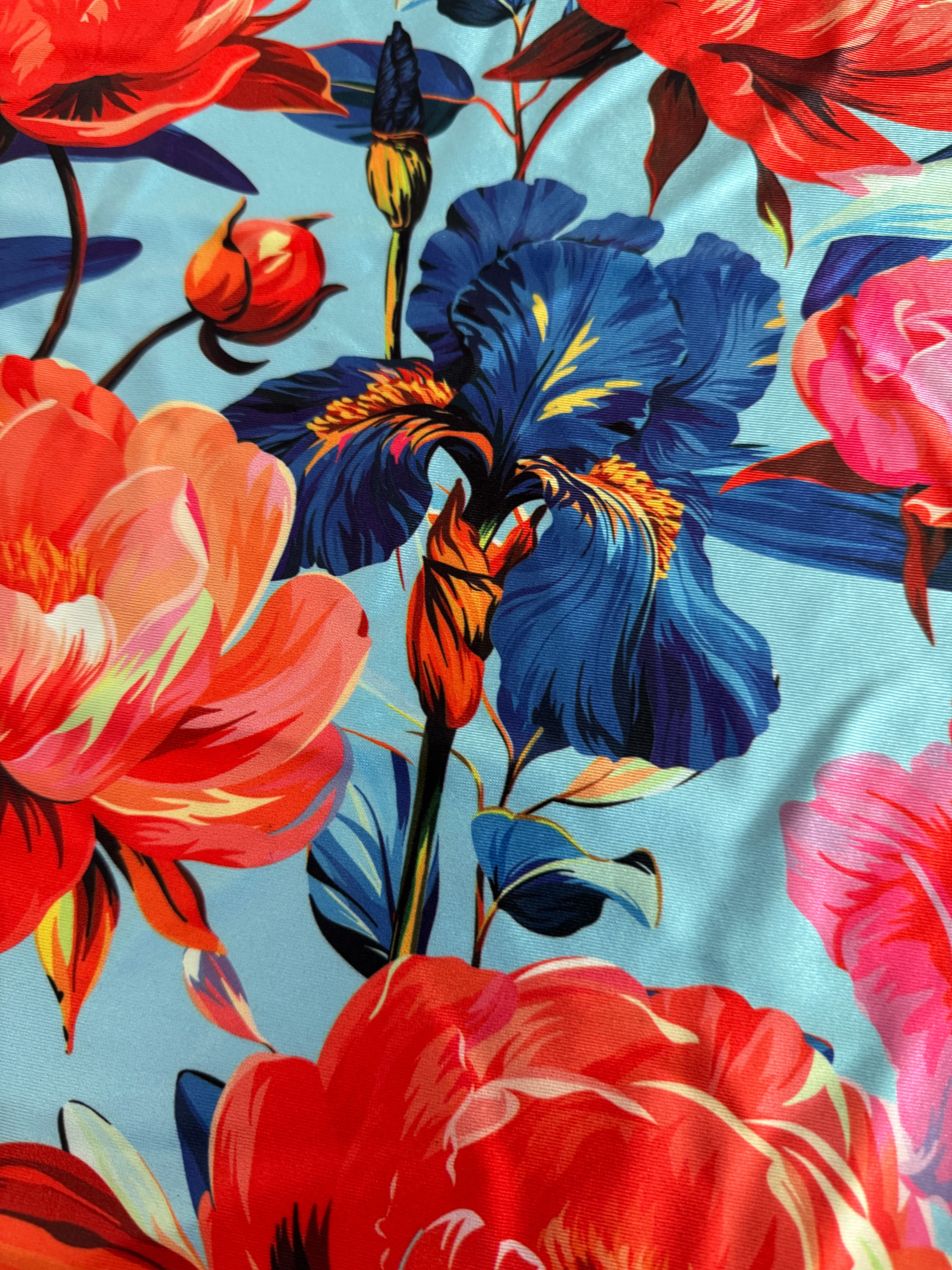 Garden Flowers Nylon Spandex - Image 2