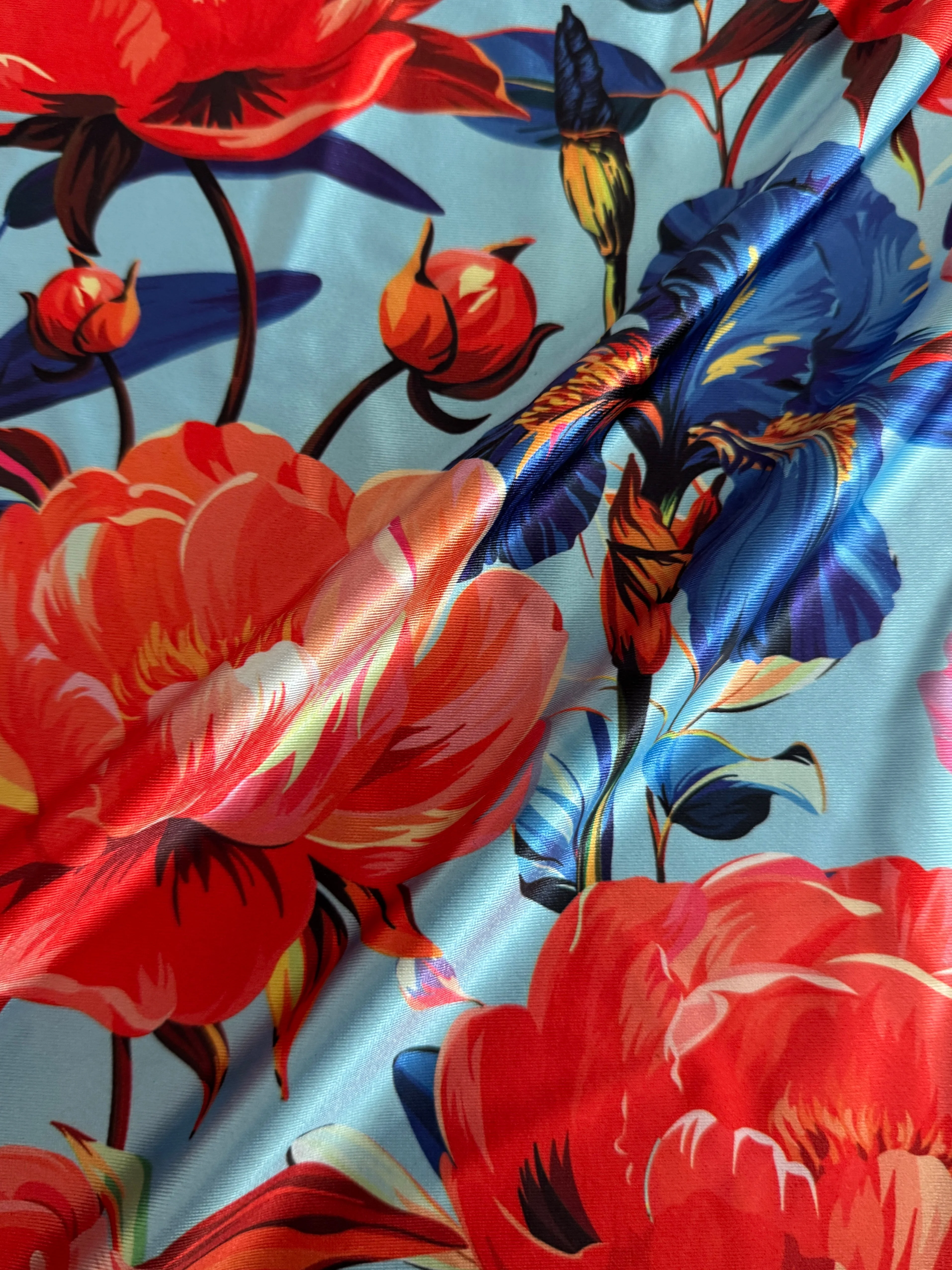 Garden Flowers Nylon Spandex - Image 5