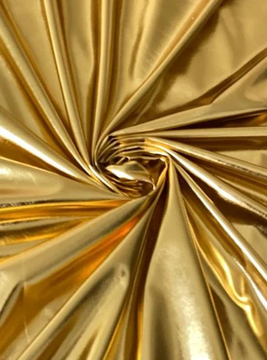 Gold 4 Way Stretch Faux Pleather