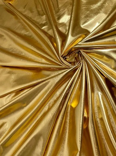 Gold 4 Way Stretch Faux Pleather - Image 6