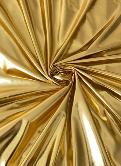 Gold 4 Way Stretch Faux Pleather - Image 7