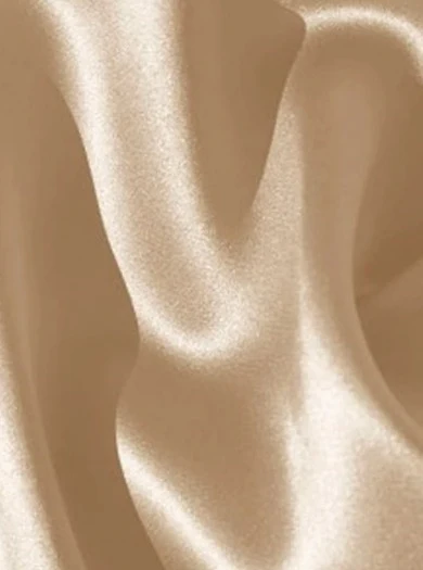 Gold Champagne Silky Stretch Satin - Image 5