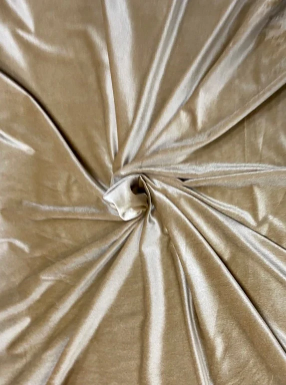 Gold Champagne Stretch Velvet - Image 4