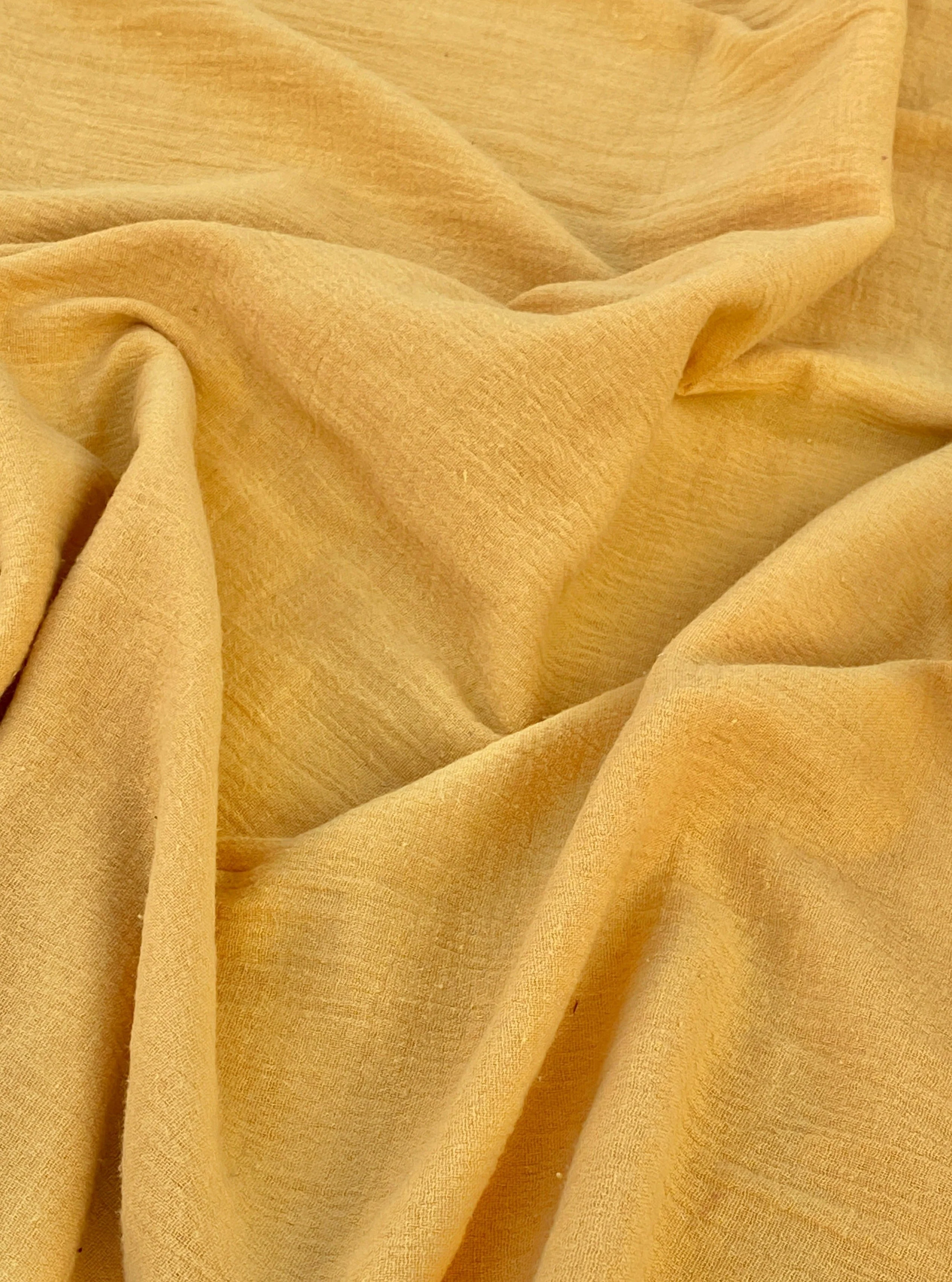 Gold Crinkle Cotton Gauze - Image 5