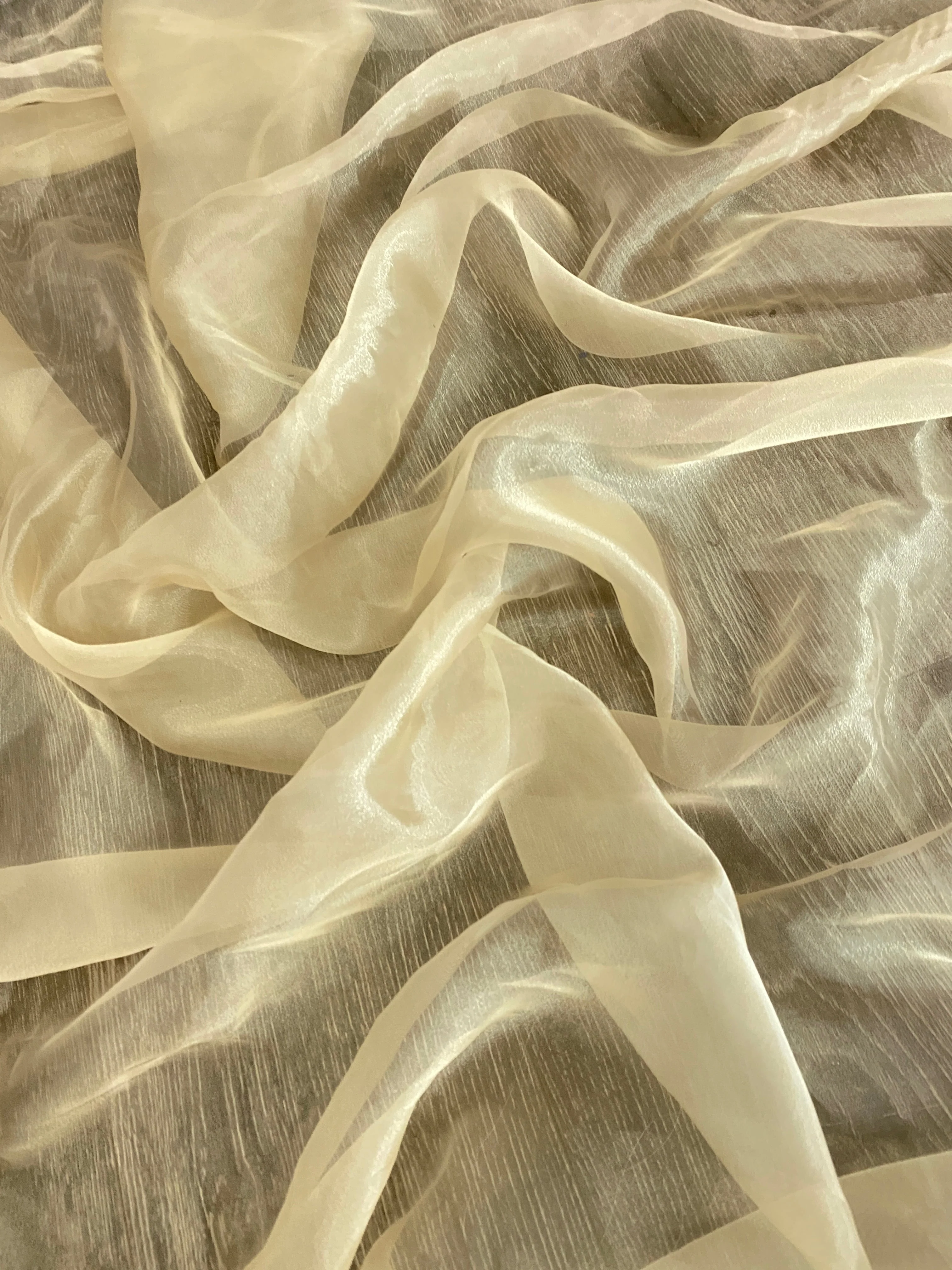 Gold Champagne Crystal Organza - Image 3