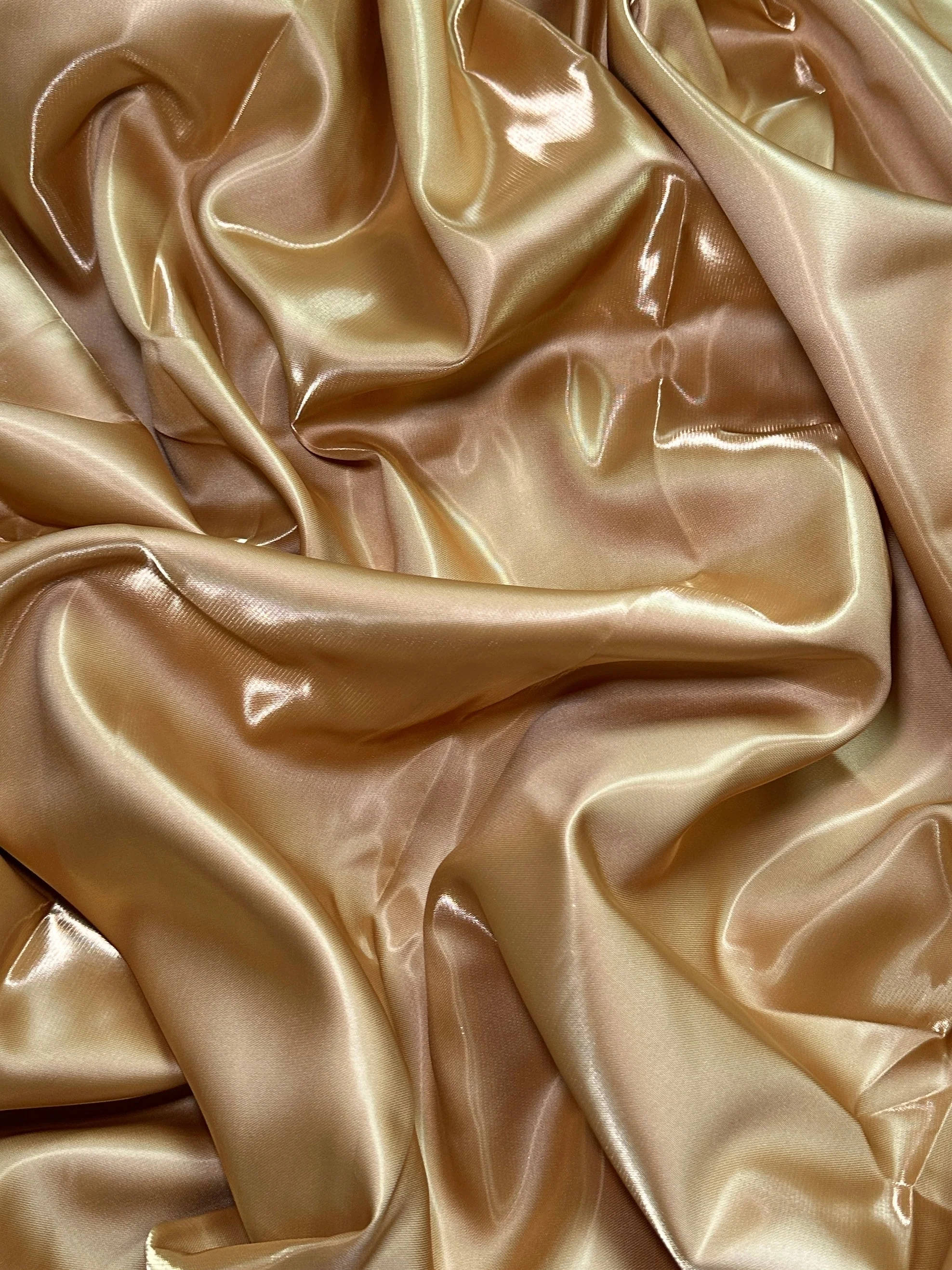 Gold Liquid Bridal Satin - Image 5