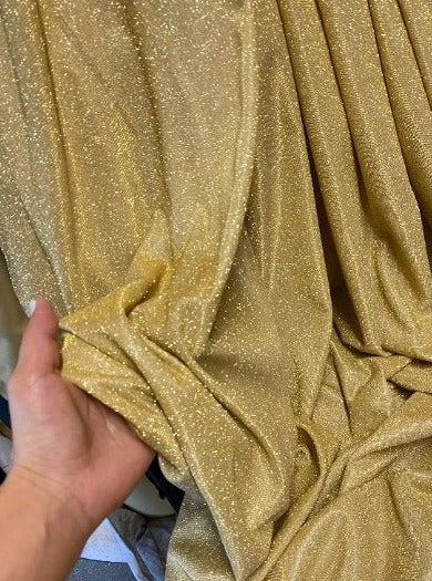 Gold Stretch Metallic Lurex - Image 5