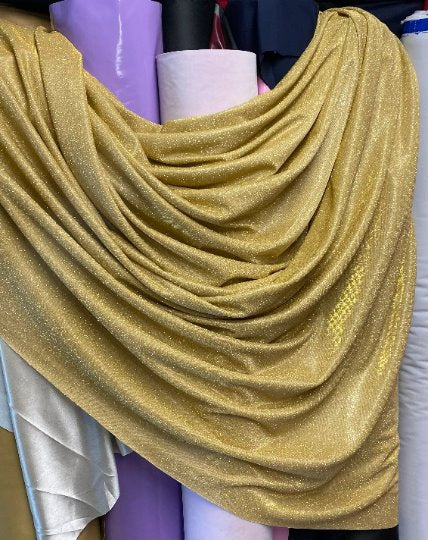 Gold Stretch Metallic Lurex - Image 7