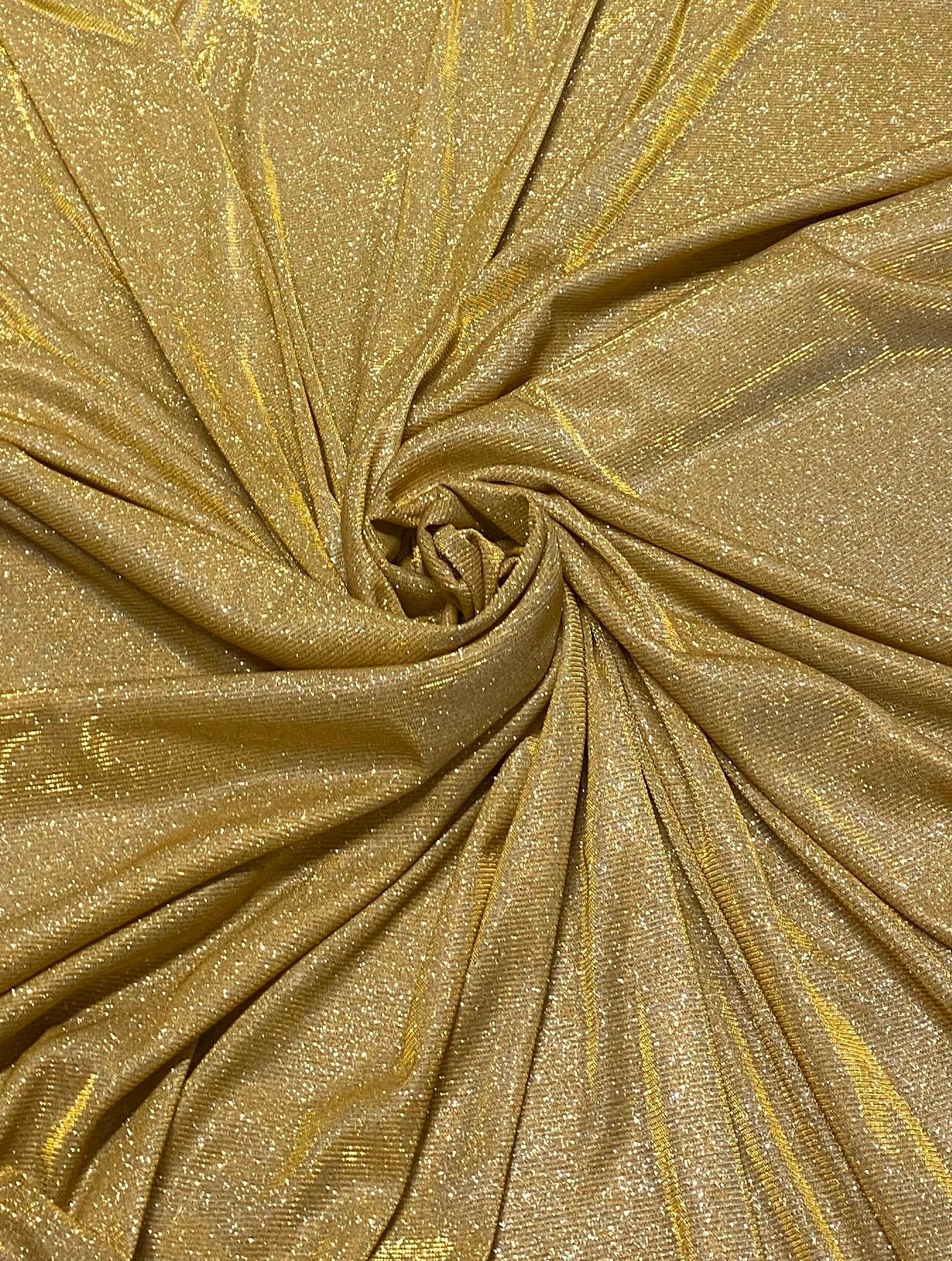 Gold Stretch Metallic Lurex - Image 9