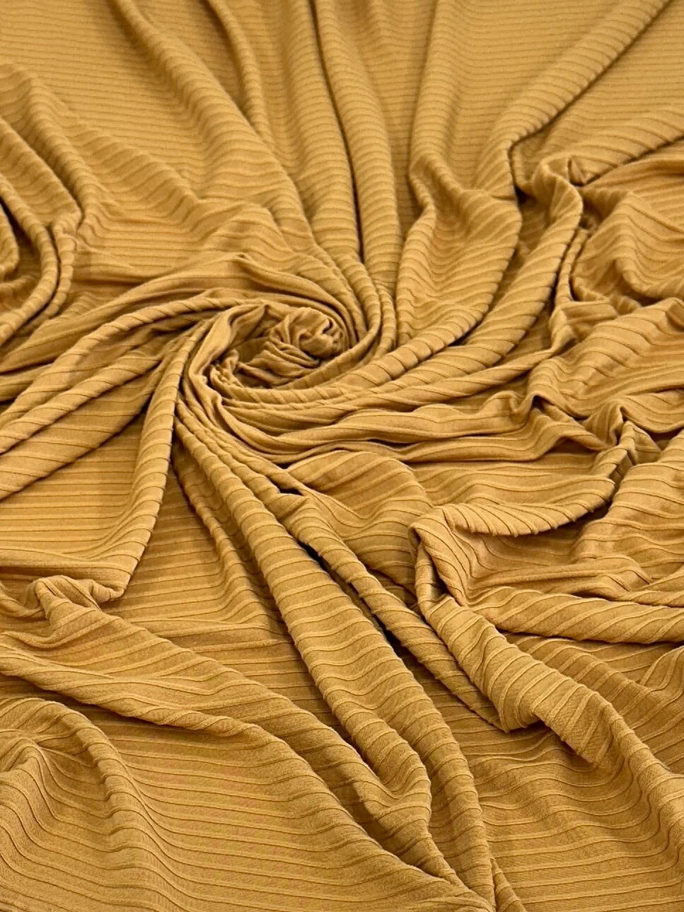 Gold Rib Knit
