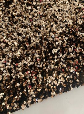 Gold Champagne Sequin on Velvet - Image 4