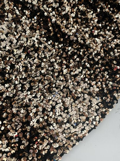 Gold Champagne Sequin on Velvet - Image 6