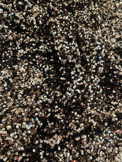 Gold Champagne Sequin on Velvet - Image 8