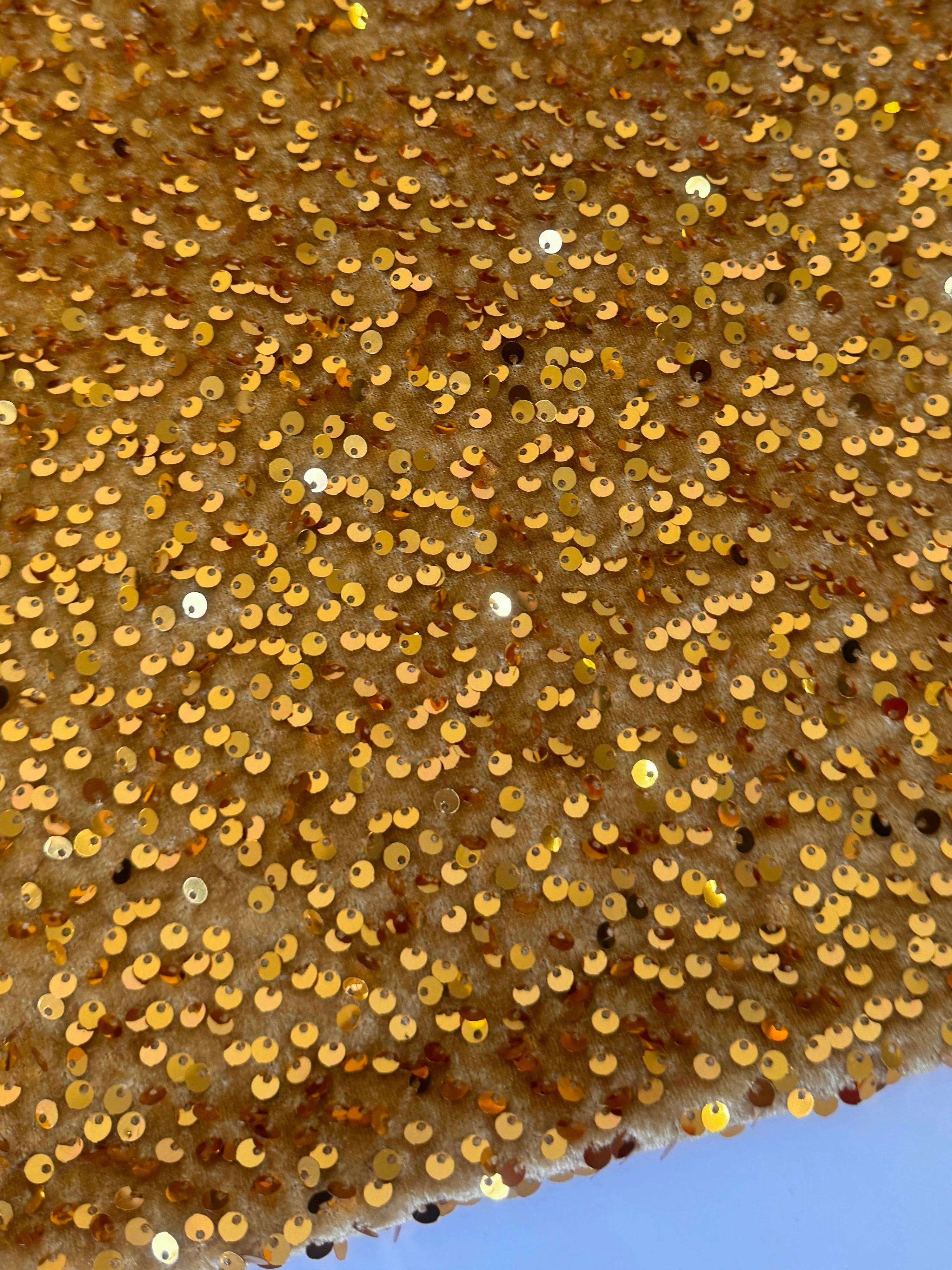 Gold Sequins Velvet - Image 5