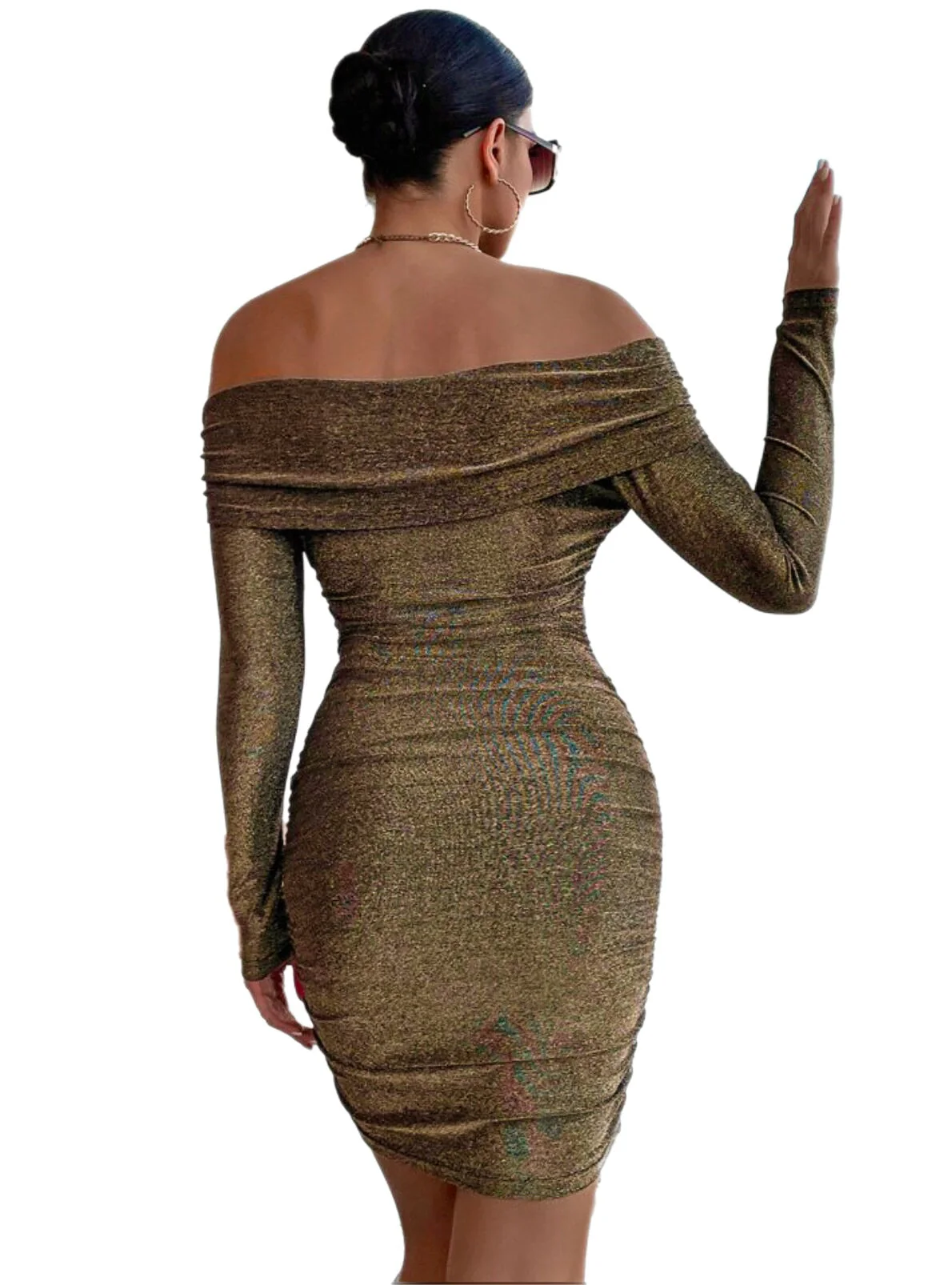 Gold Spandex Lurex Knit - Image 8