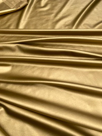 Gold Stretch Faux Leather - Image 3