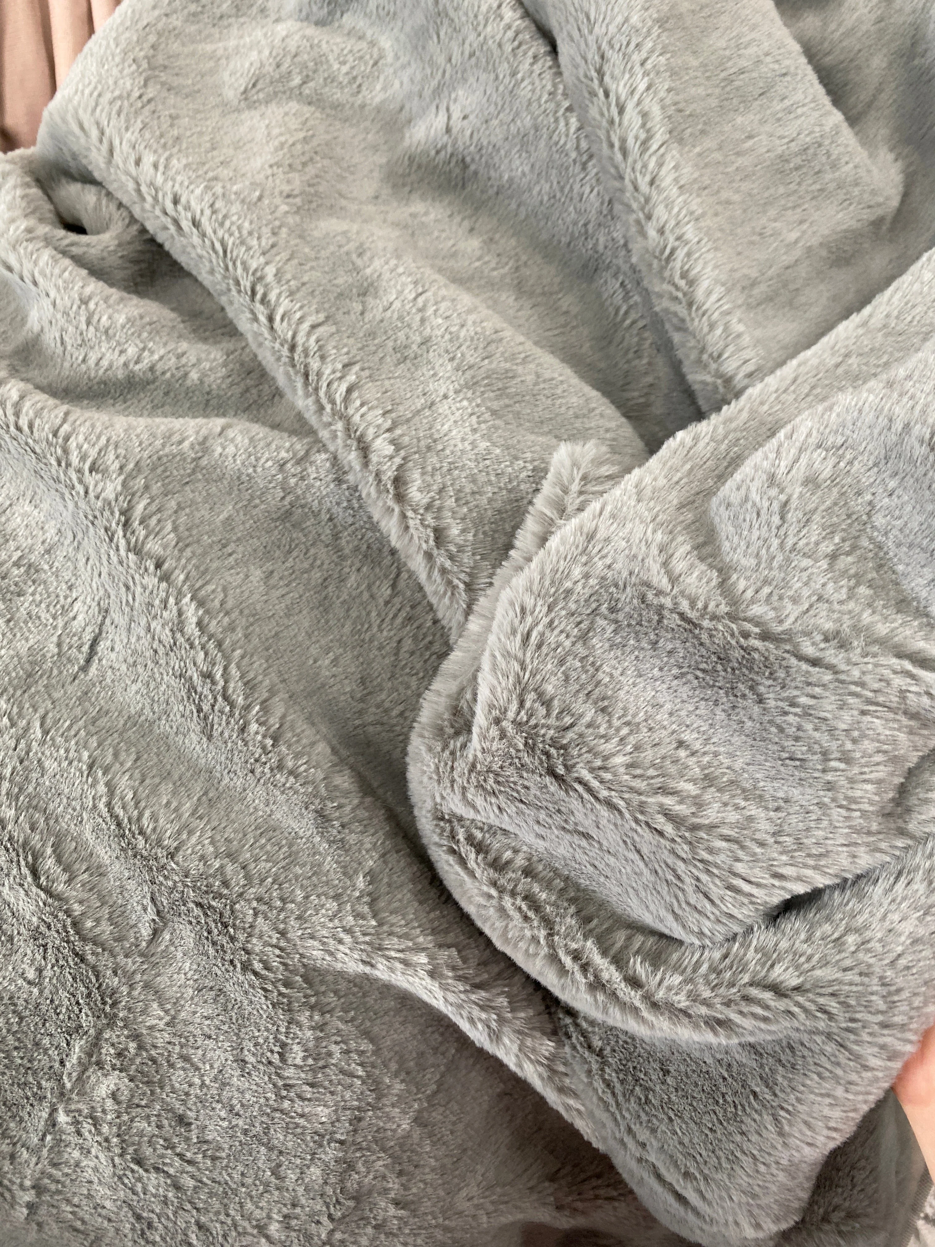 Gray Bunny Faux Fur - Image 5