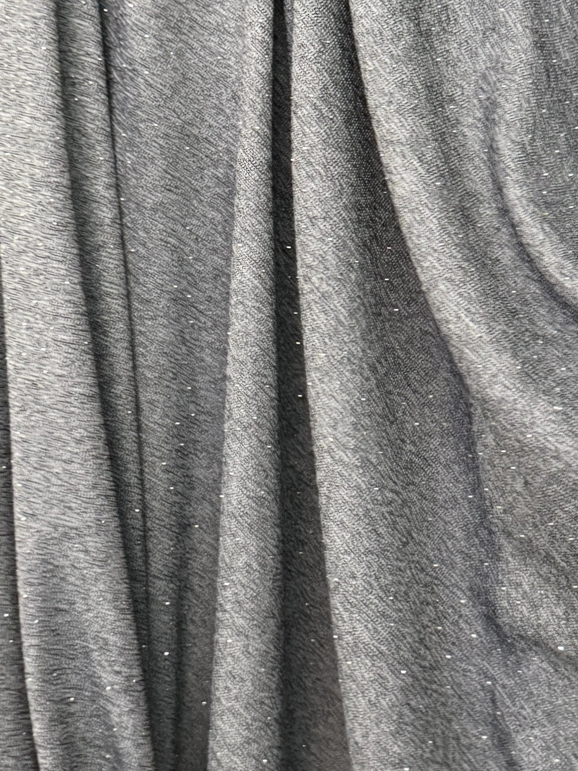 Gray Stardust Rhinestone Beaded Knit - Image 3