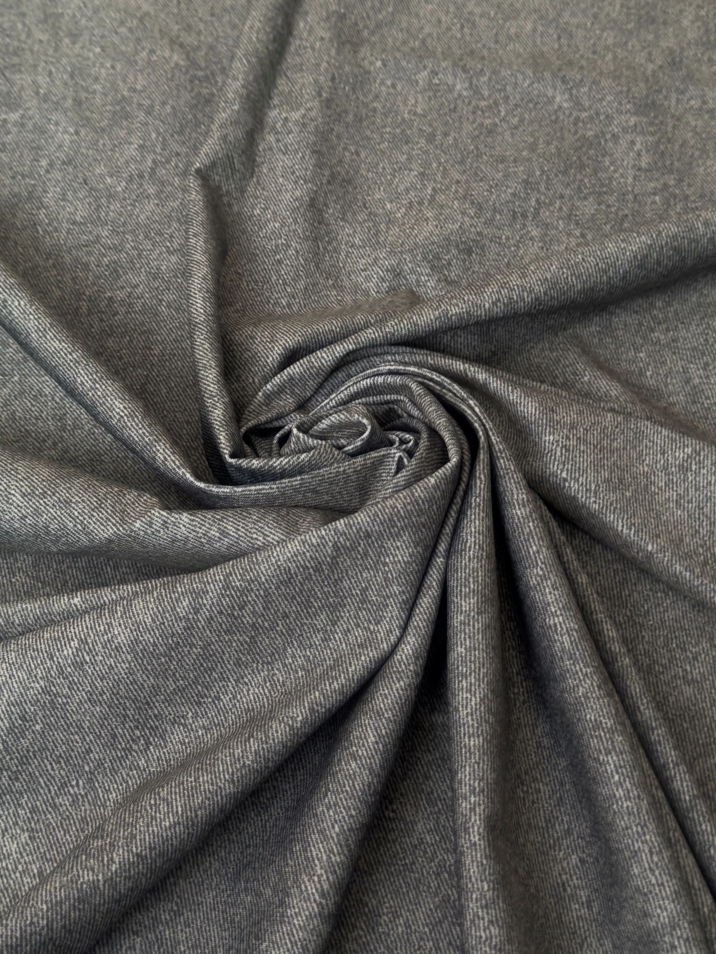 Gray Twill Pattern Nylon Spandex - Image 4