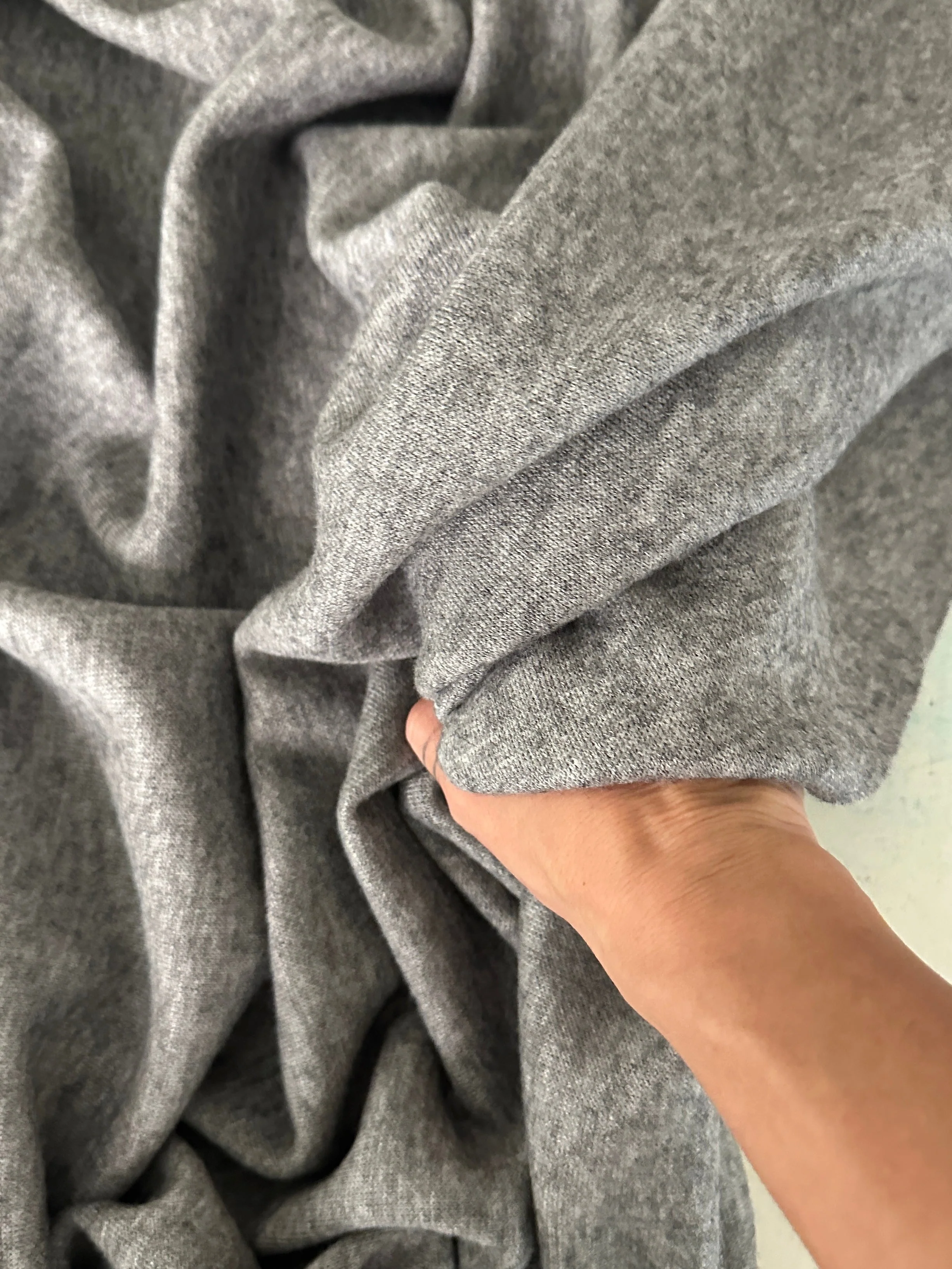 Gray Ultra Soft Faux Cashmere - Image 2