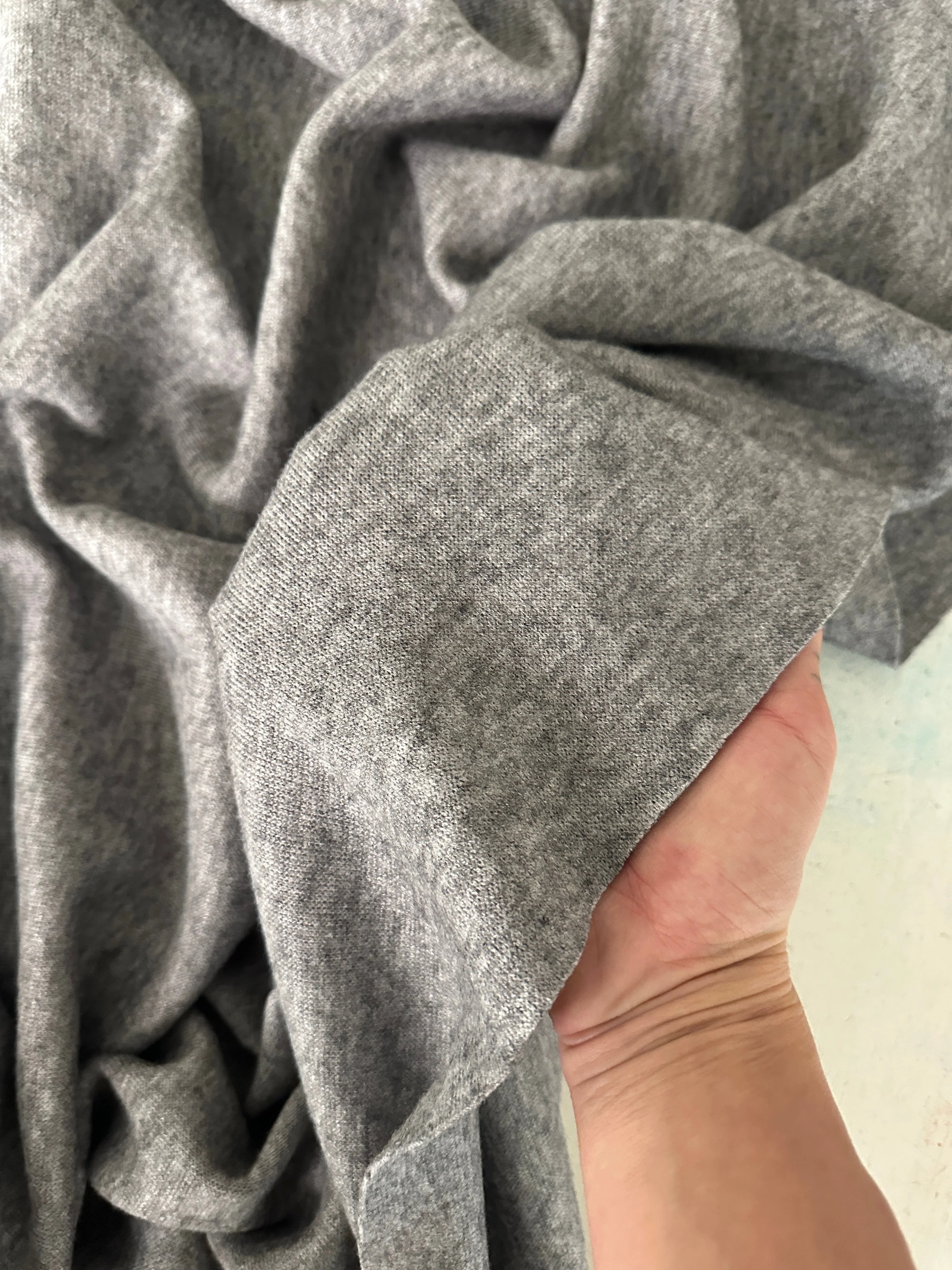 Gray Ultra Soft Faux Cashmere - Image 6