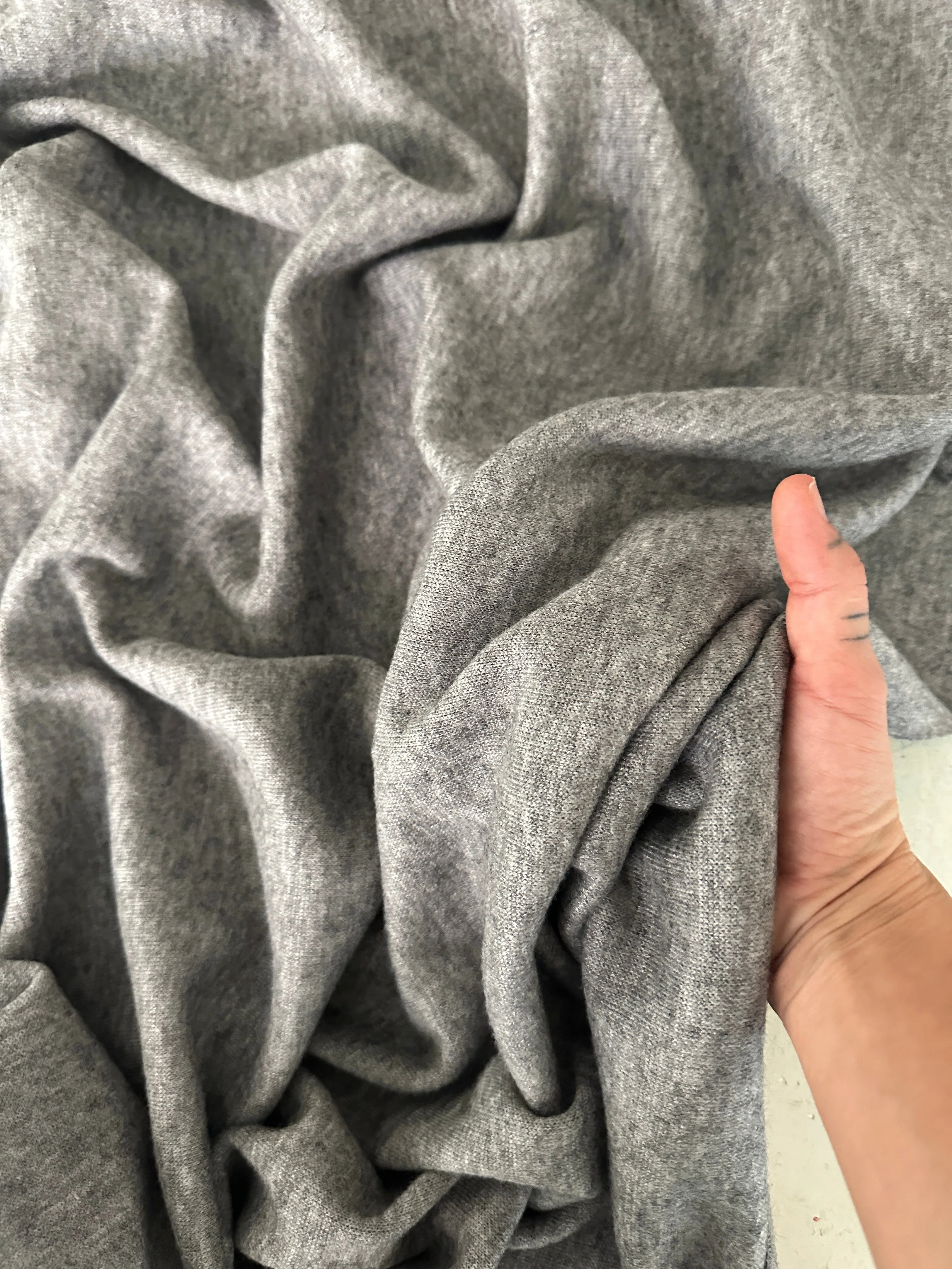 Gray Ultra Soft Faux Cashmere - Image 7