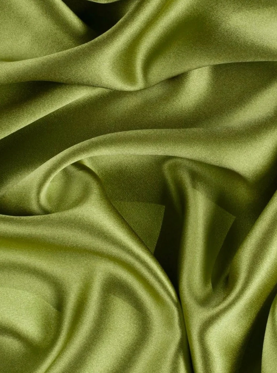 Green Olive Satin