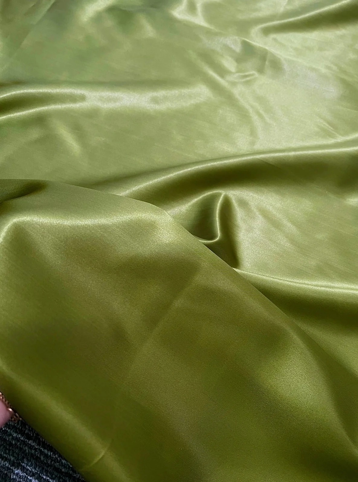 Green Olive Satin - Image 6