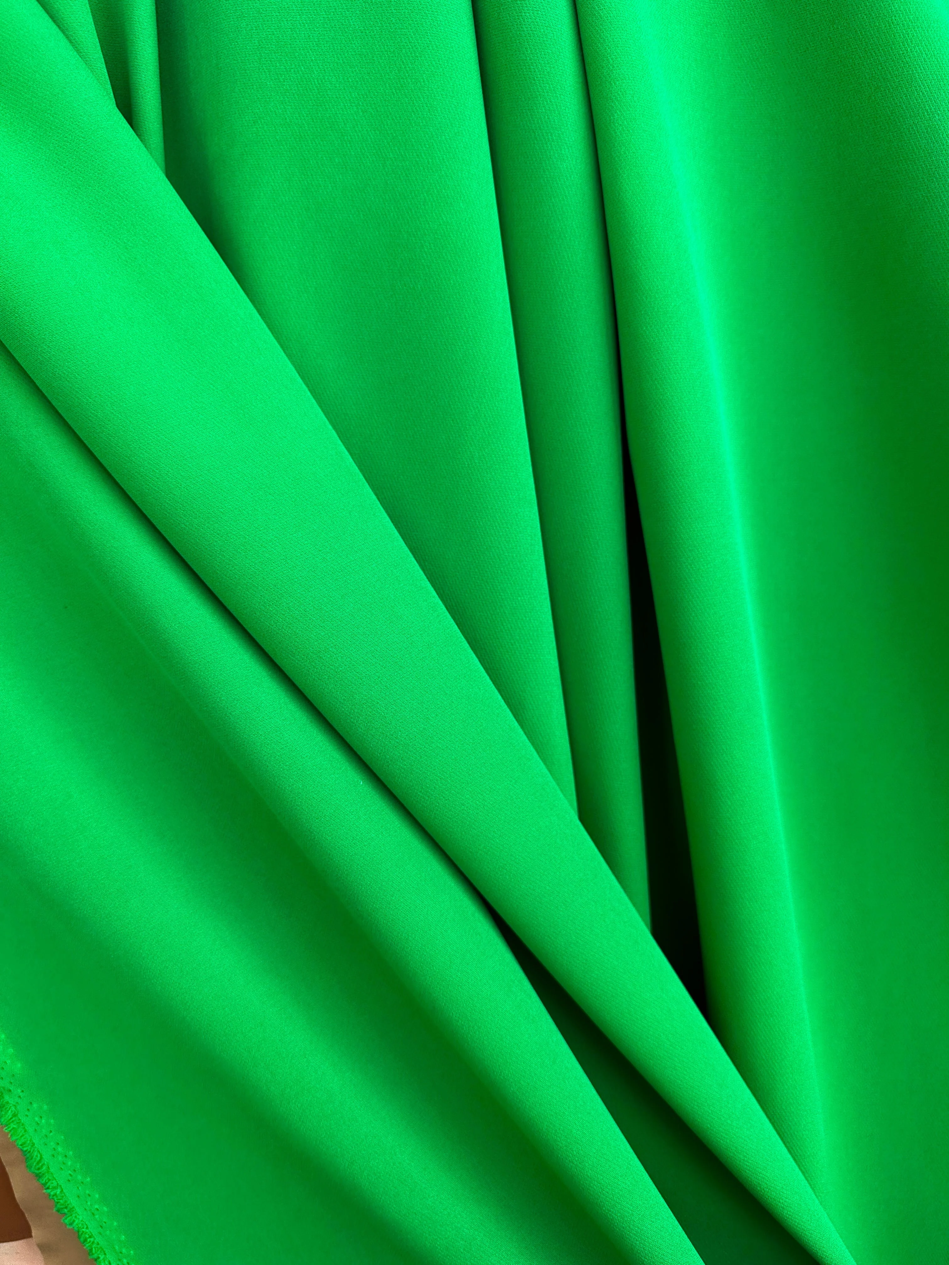 Green Stretch Crepe