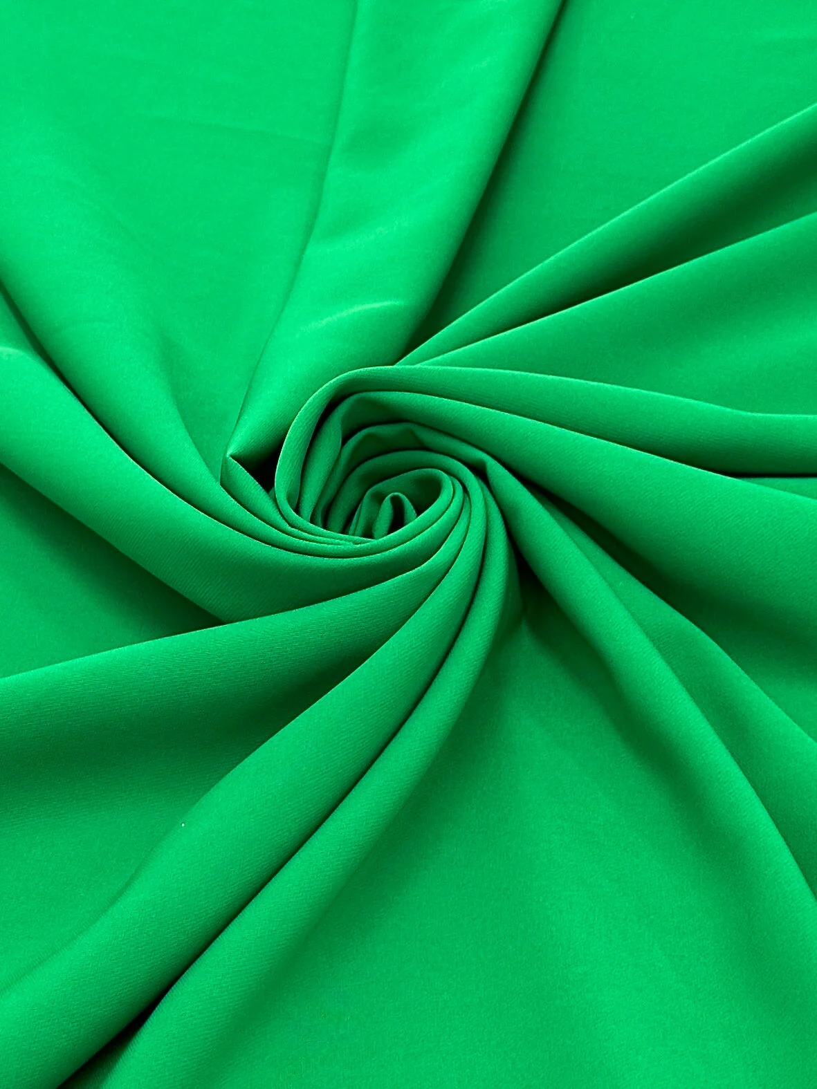 Green Stretch Crepe - Image 2