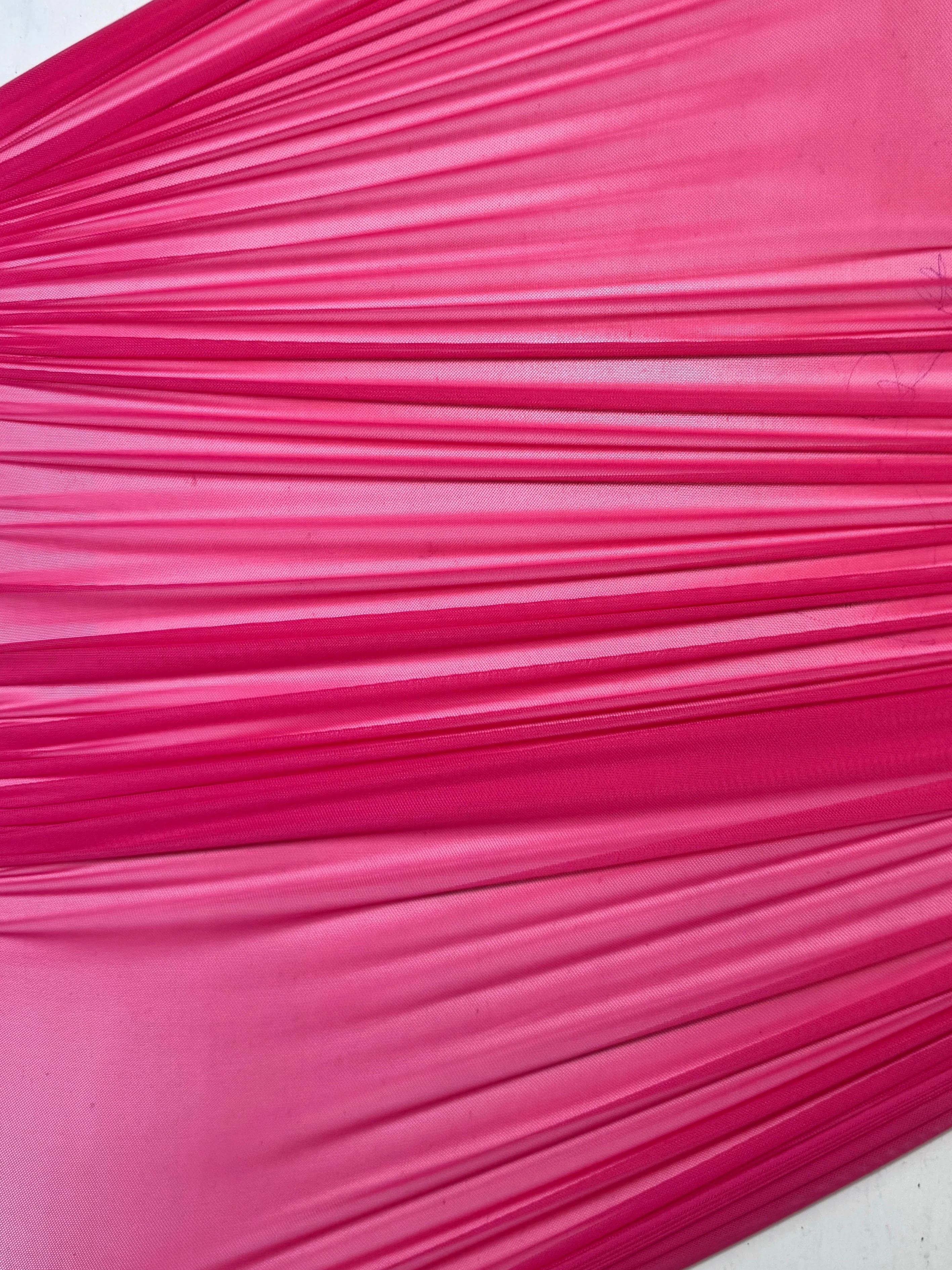 Hot Pink 4 Way Stretch Power Mesh - Image 2
