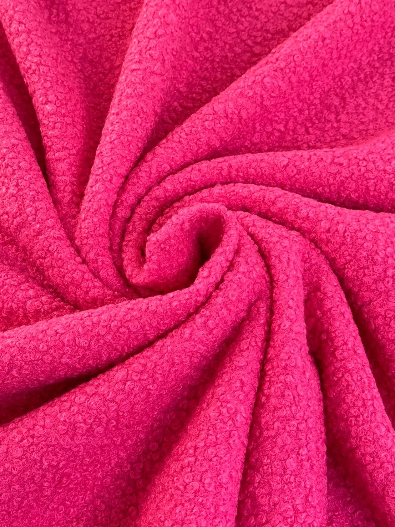 Hot Pink Premium Lamb Faux Wool