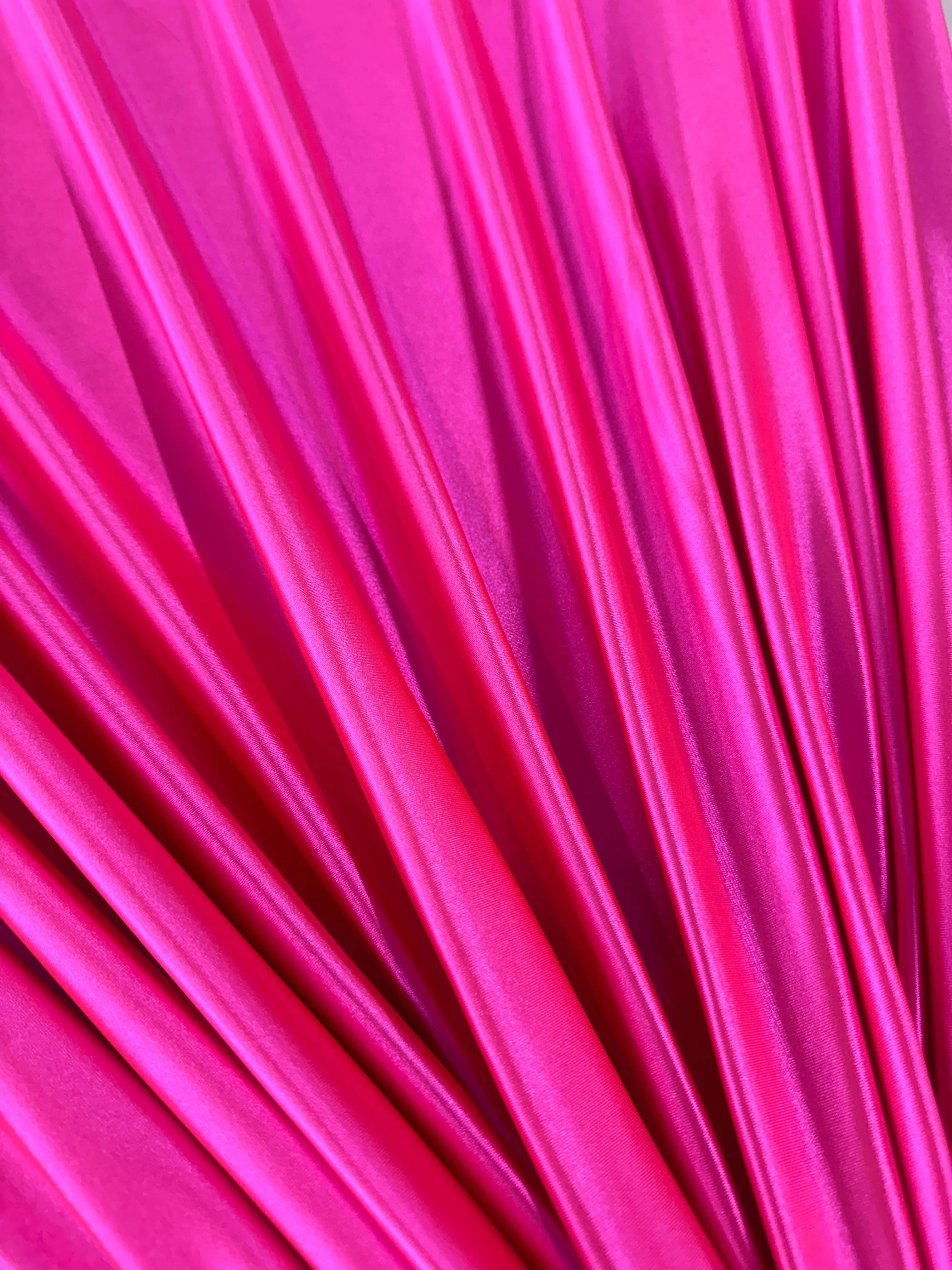 Hot Pink Shiny Nylon Spandex