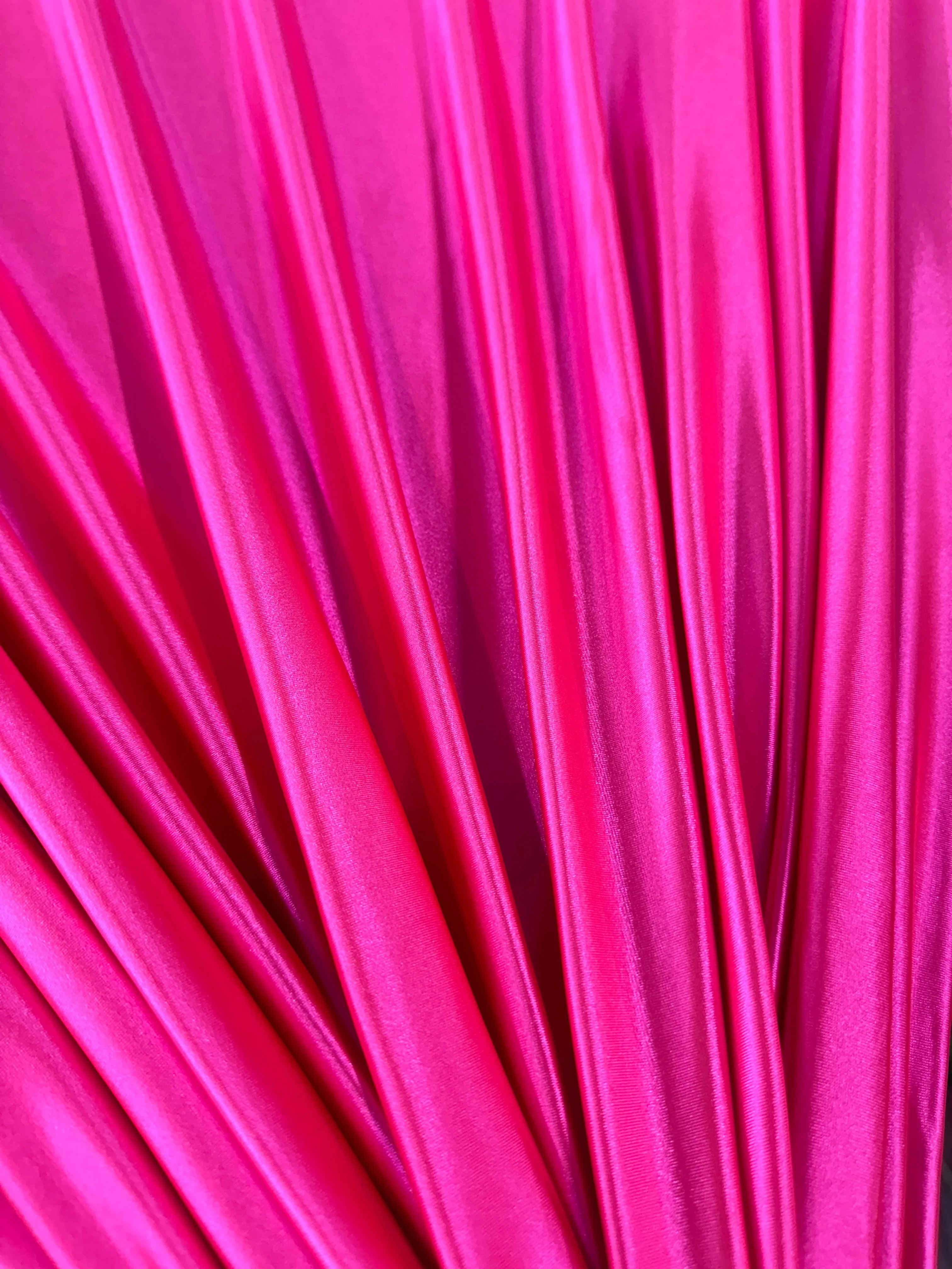 Hot Pink Shiny Nylon Spandex - Image 6