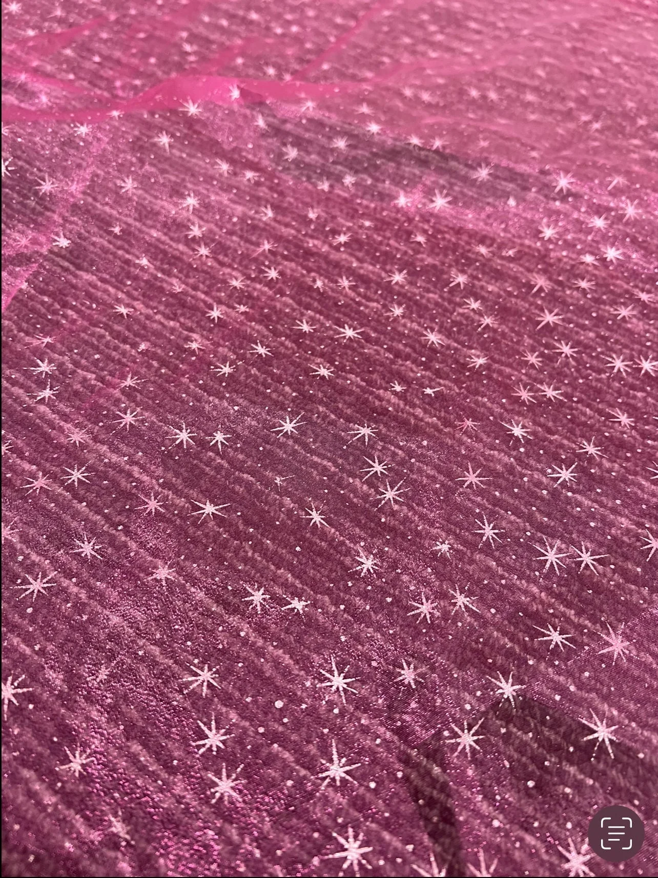 Hot Pink Shooting Star Organza - Image 11