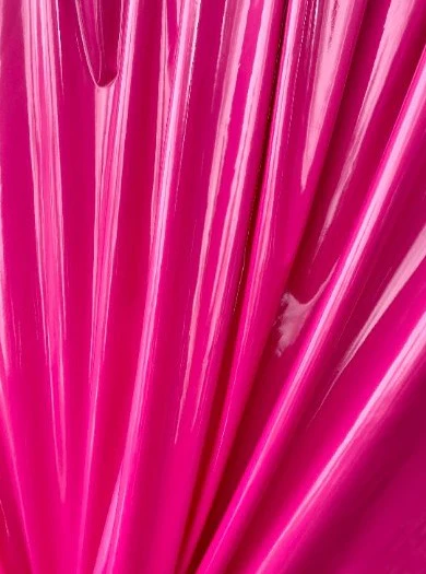 Hot Pink Glossy Stretch Patent Leather/Latex - Image 4