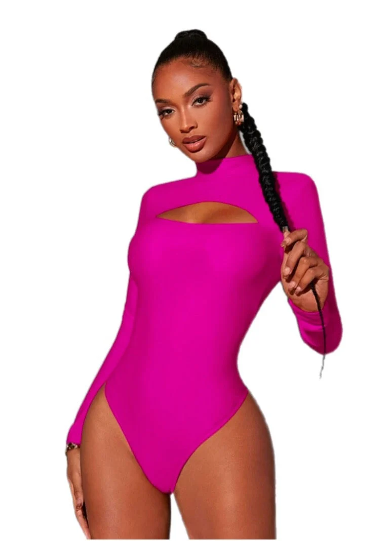 Hot Pink Lulu Yoga Nylon Spandex - Image 2