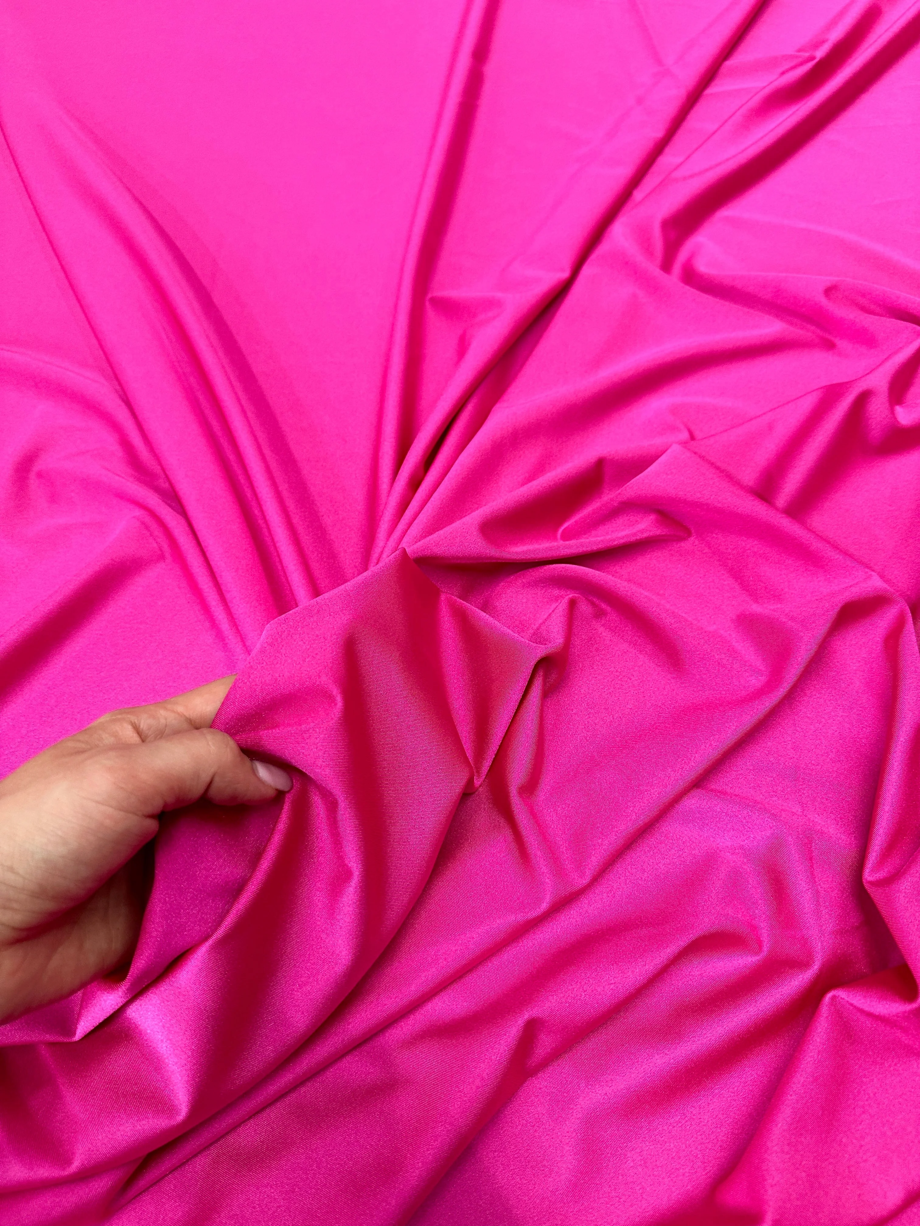 Hot Pink Lulu Yoga Nylon Spandex - Image 6