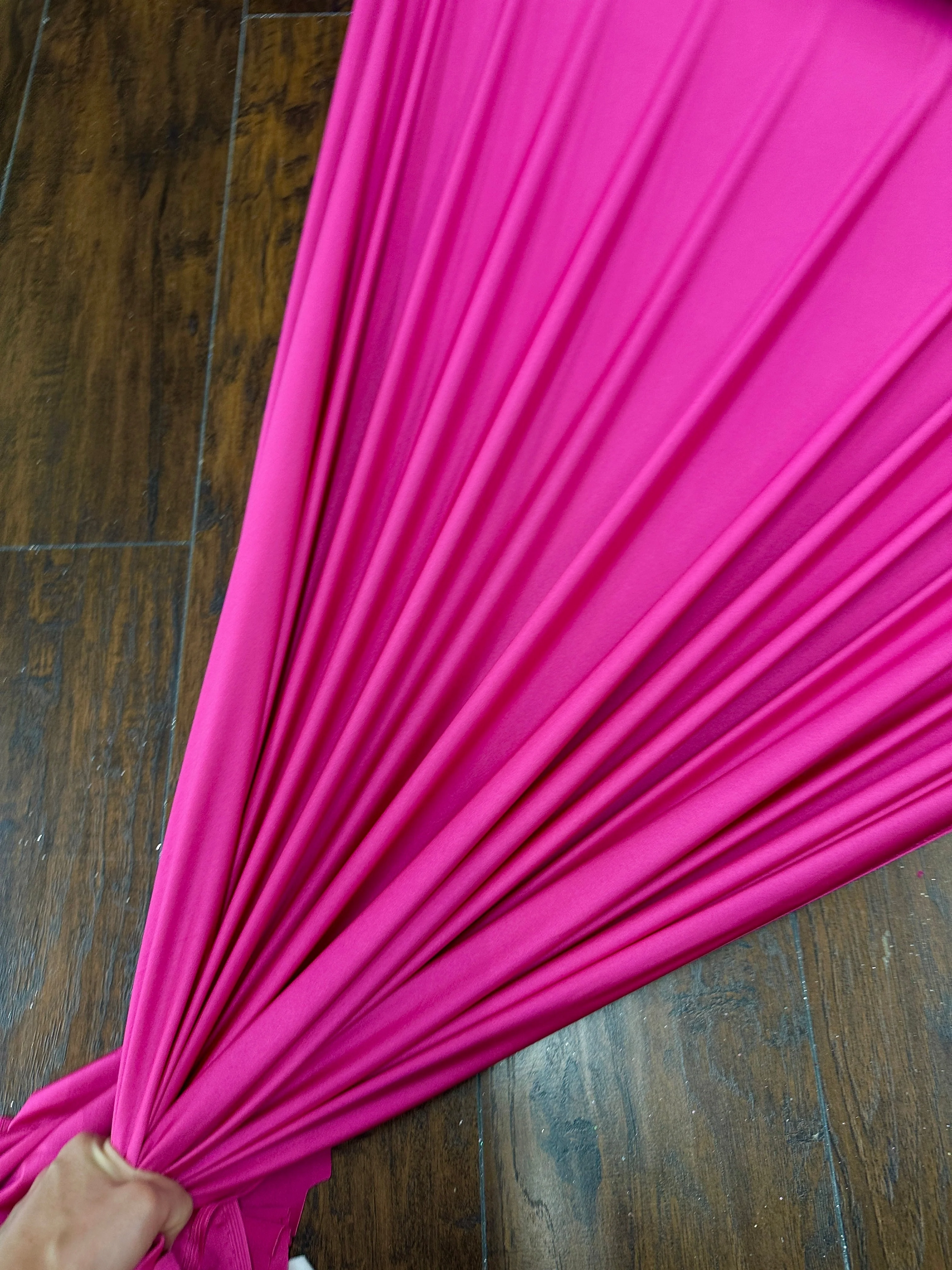 Hot Pink Lulu Yoga Nylon Spandex - Image 8