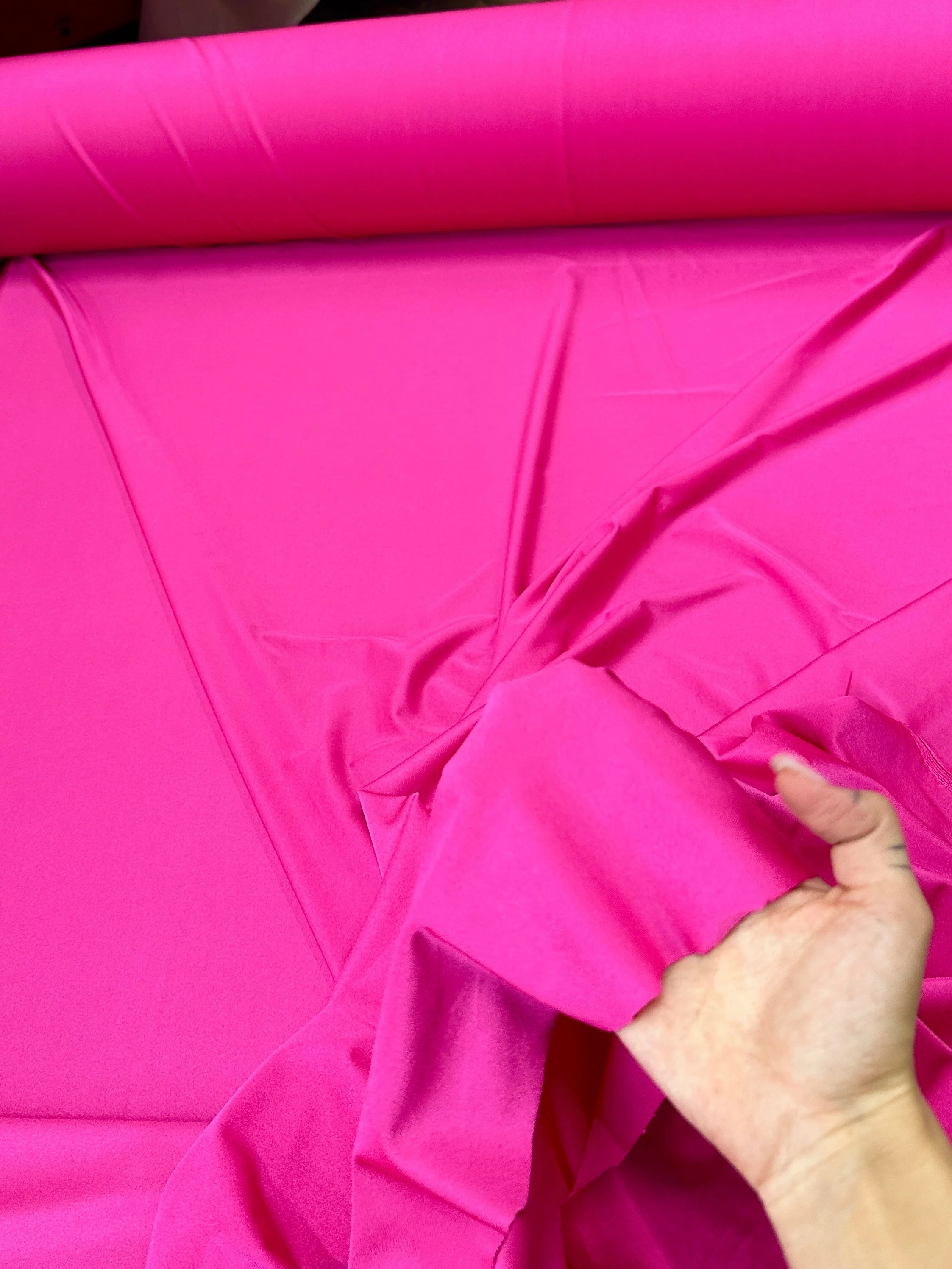 Hot Pink Lulu Yoga Nylon Spandex - Image 9