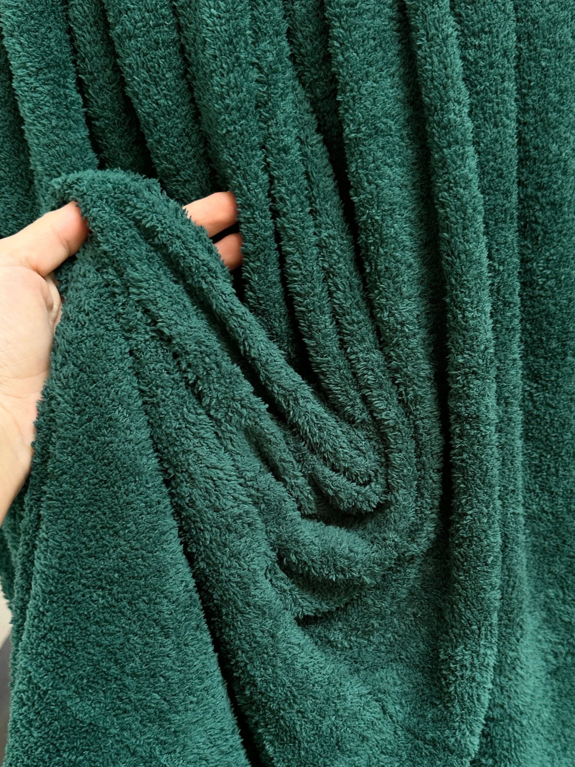 Hunter Green Terry Cloth Knit - Image 4