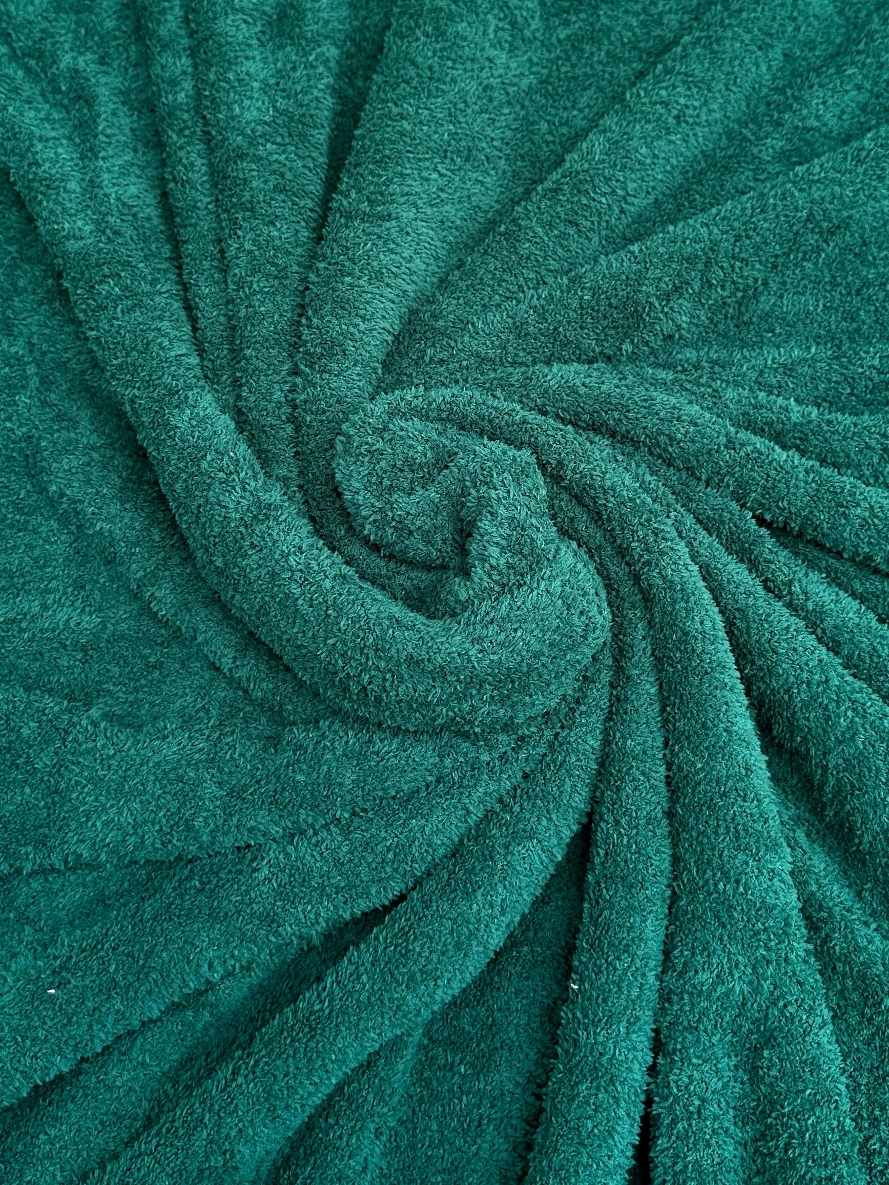 Hunter Green Terry Cloth Knit - Image 5