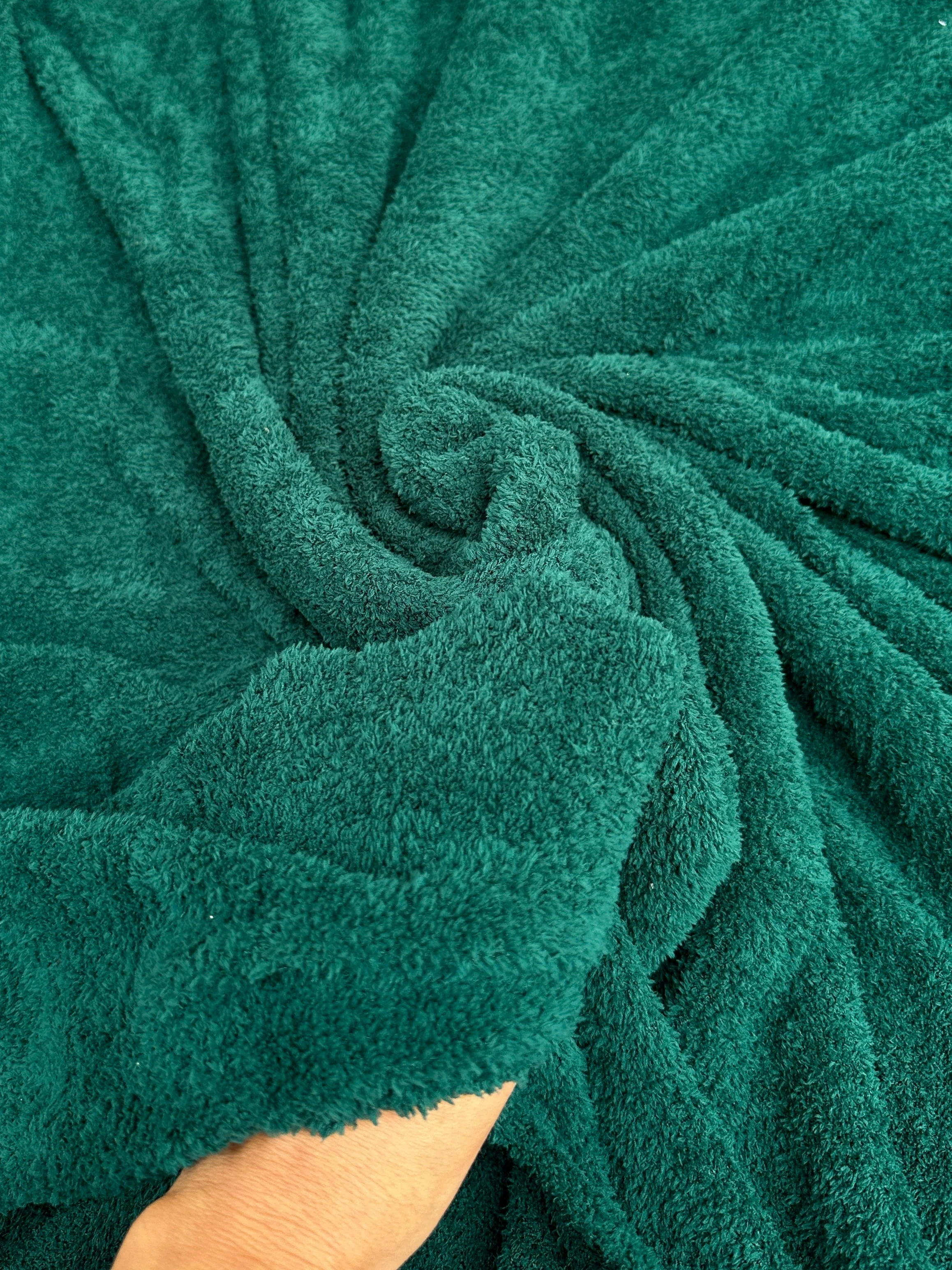 Hunter Green Terry Cloth Knit - Image 6