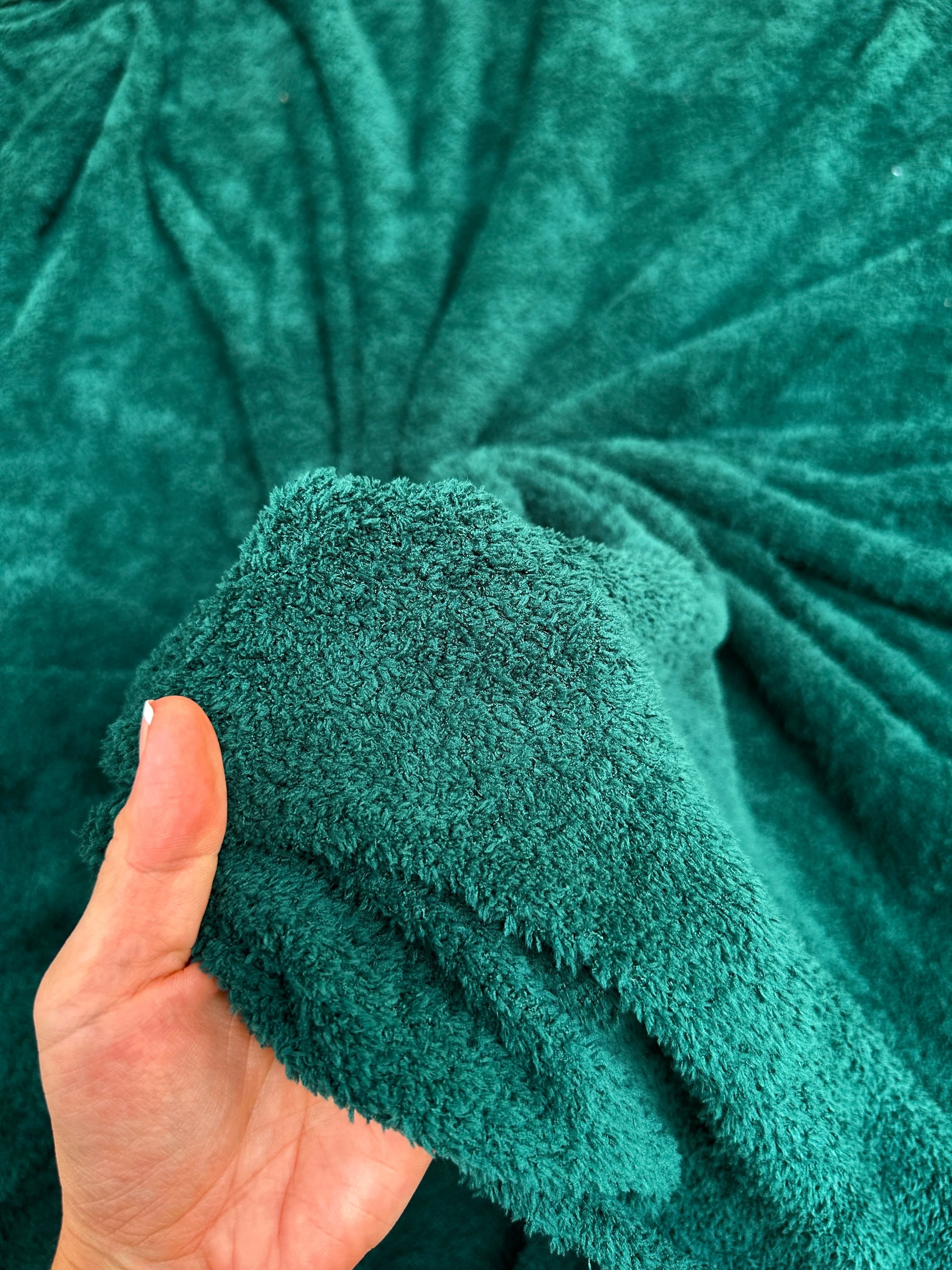 Hunter Green Terry Cloth Knit - Image 8