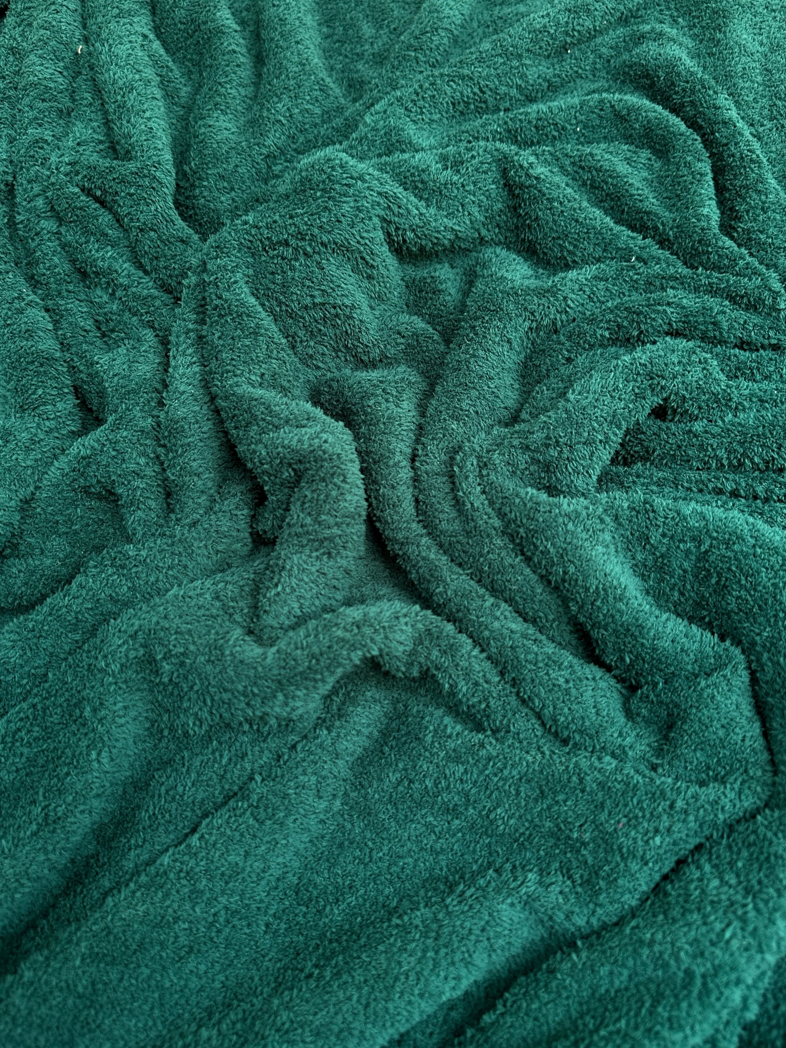 Hunter Green Terry Cloth Knit - Image 9