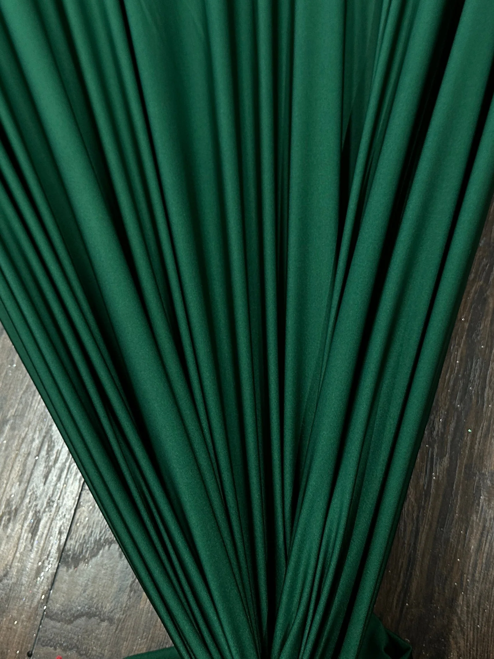 Hunter Green Lulu Yoga Nylon Spandex - Image 2