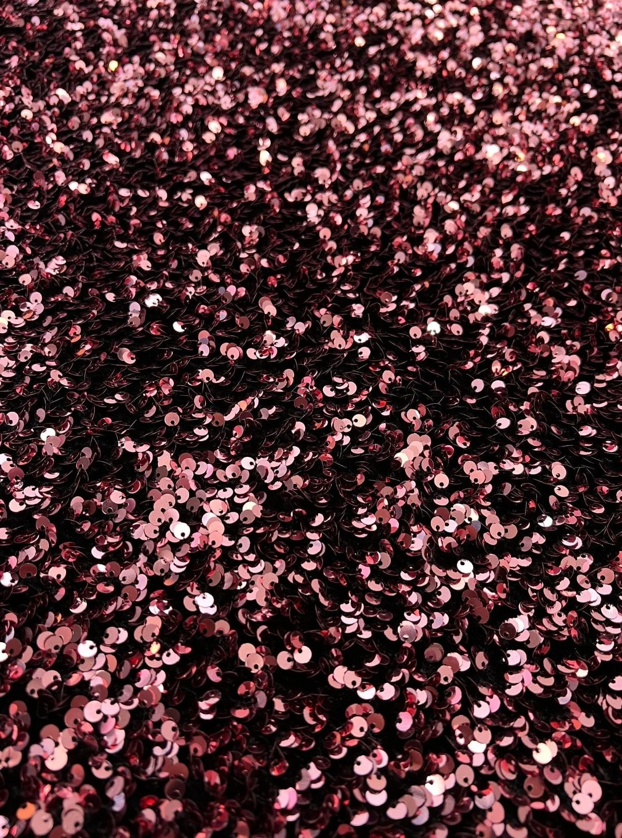 Iridescent Burgundy Sequin on Velvet - Image 11